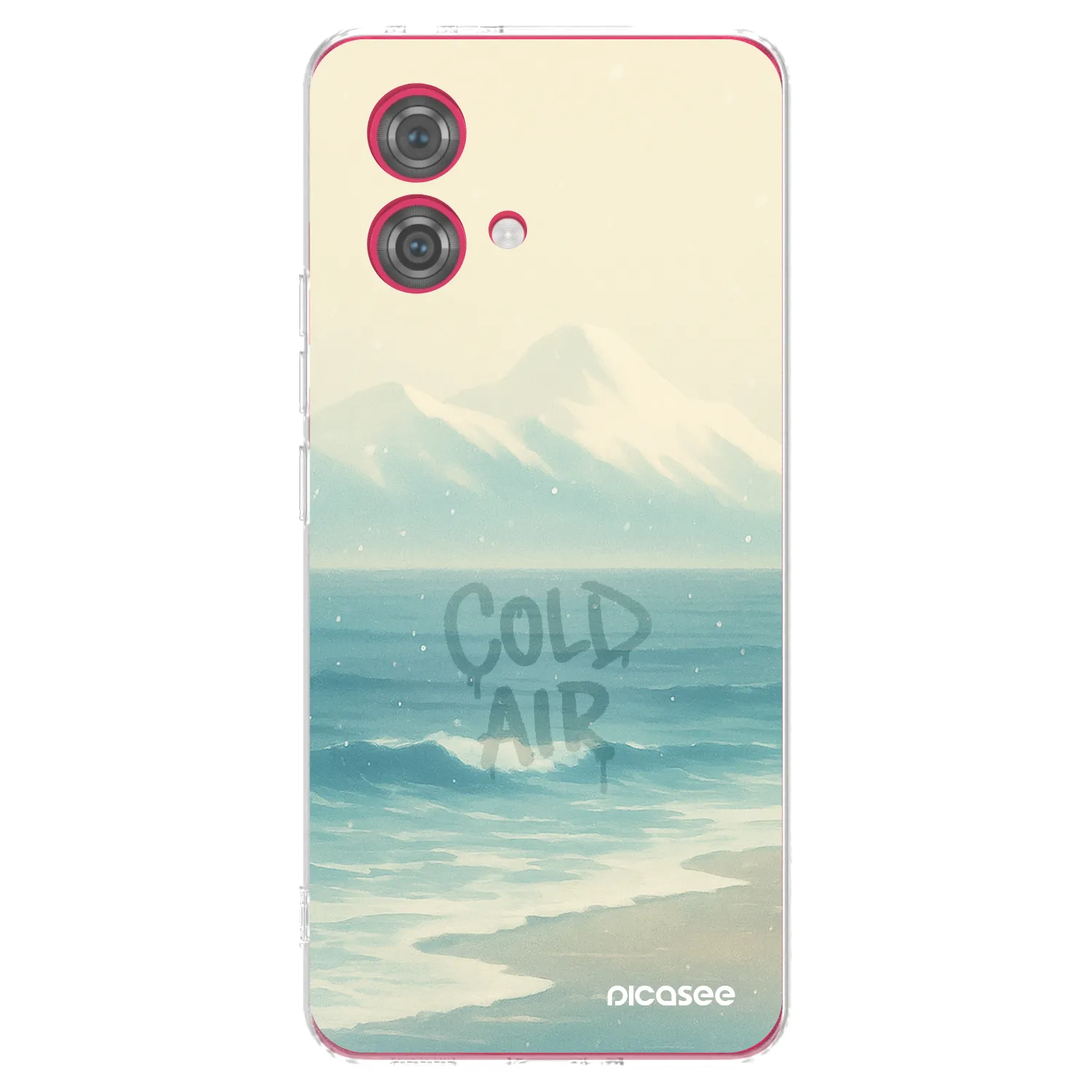 Picasee silikónový prehľadný obal pre Motorola Moto G84 5G - COLD AIR