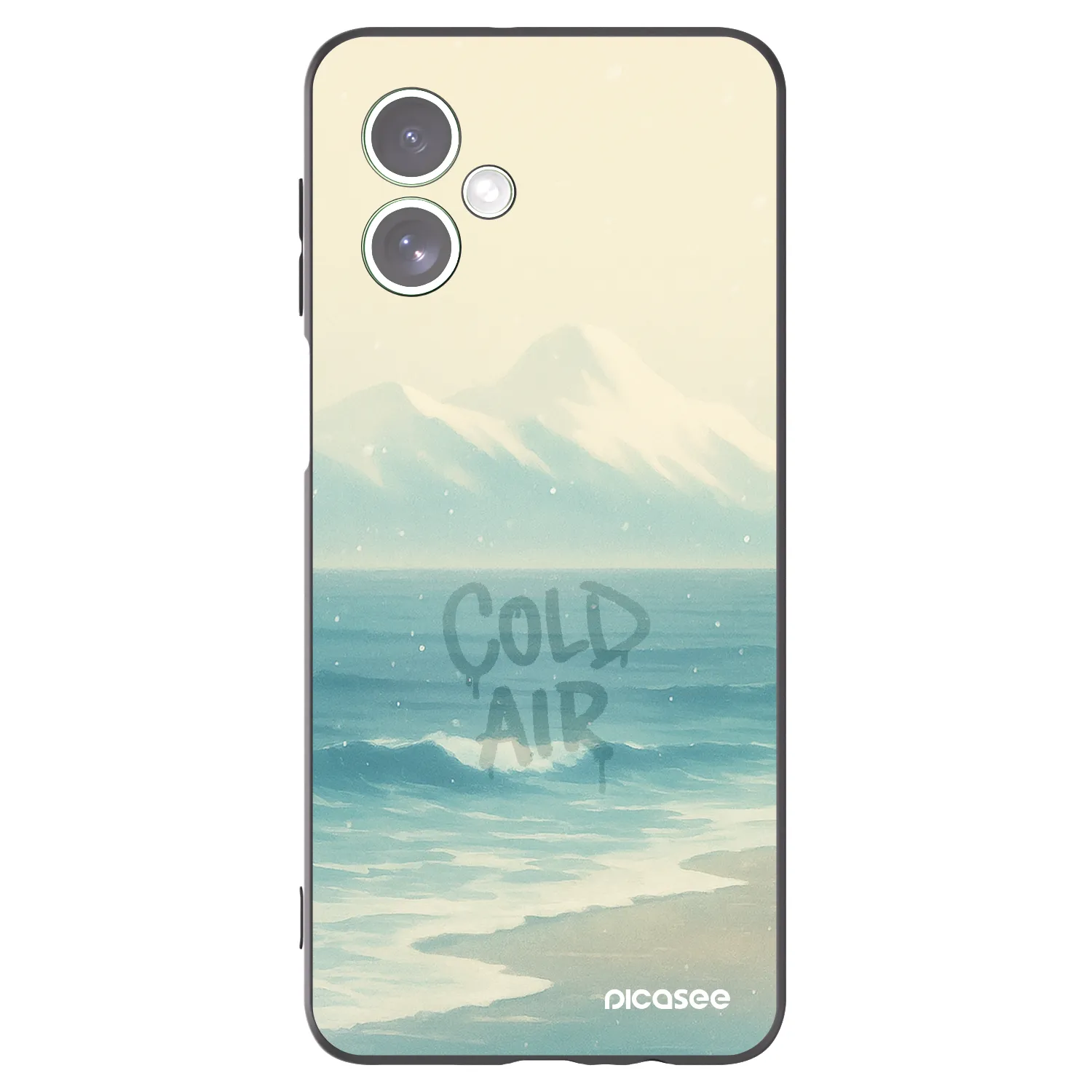 Silikónový čierny obal pre Motorola Moto G54 5G - COLD AIR