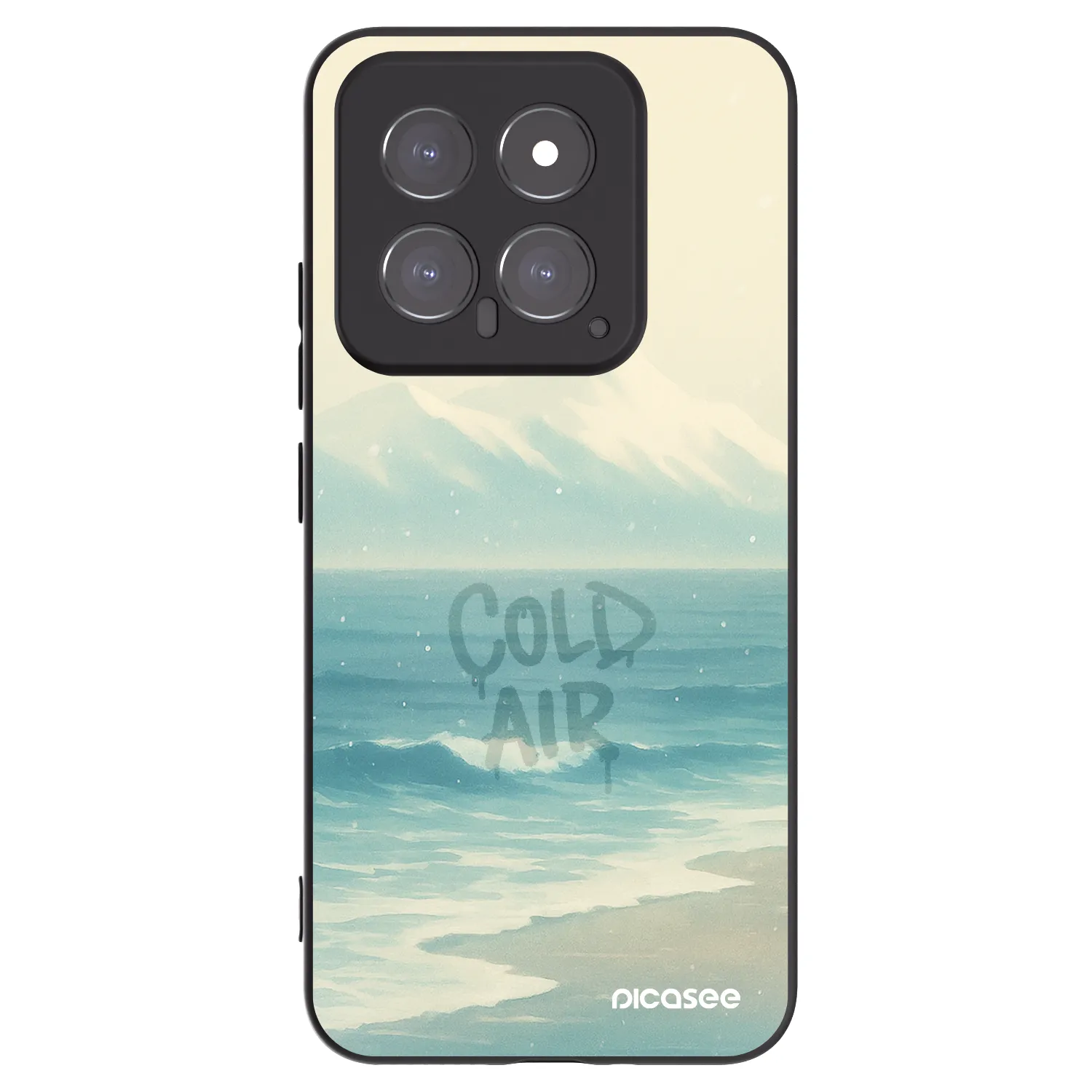Picasee silikónový čierny obal pre Xiaomi 14 - COLD AIR