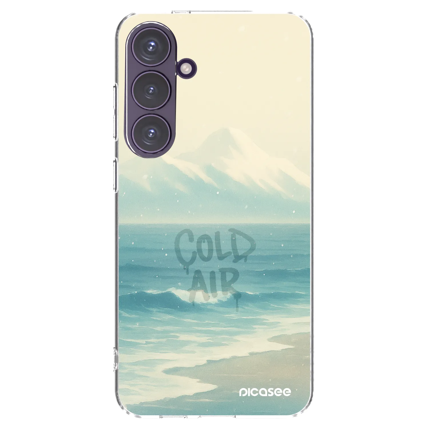 Picasee silikónový prehľadný obal pre Samsung Galaxy S24+ S926B 5G - COLD AIR