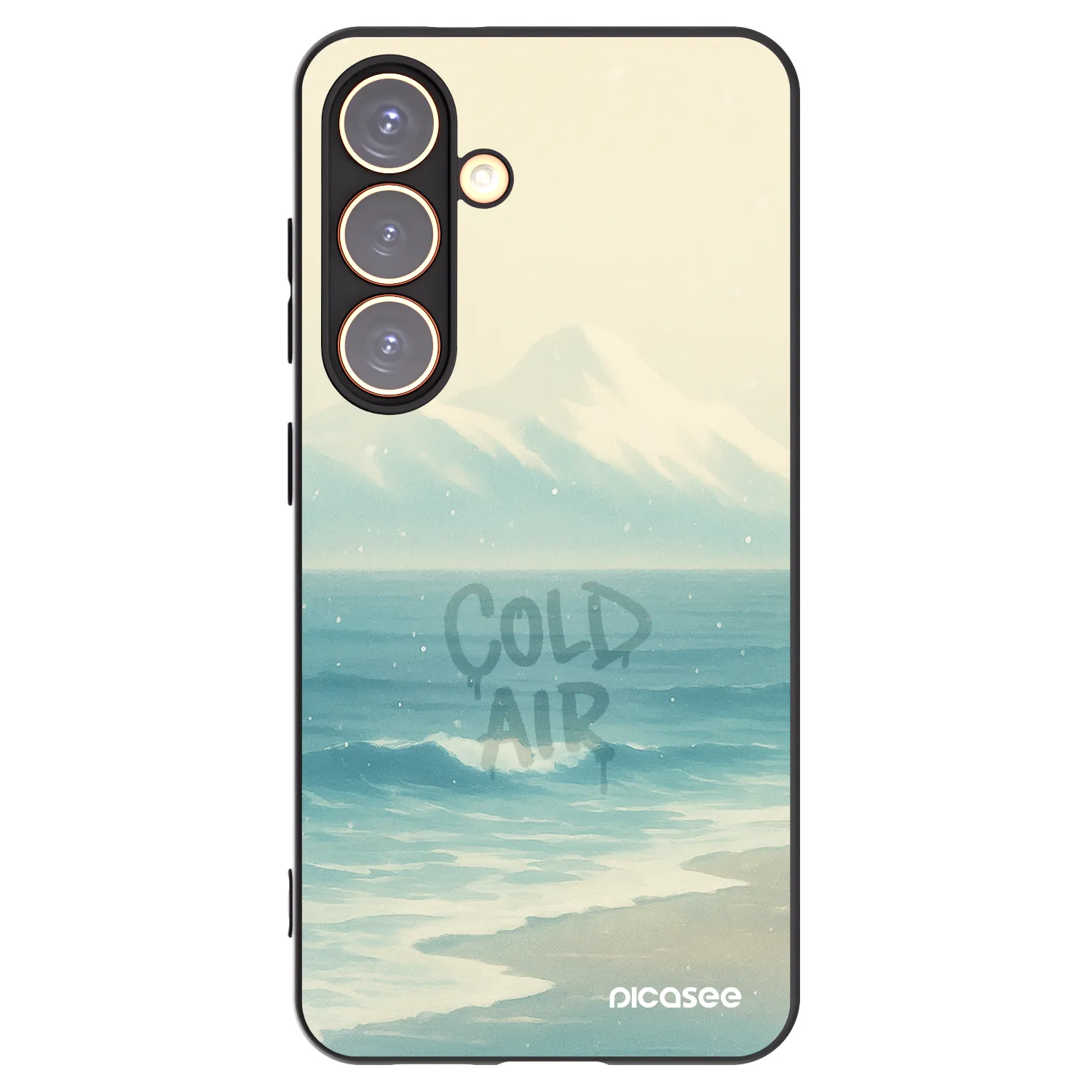 Picasee silikónový čierny obal pre Samsung Galaxy S24 S921B 5G - COLD AIR