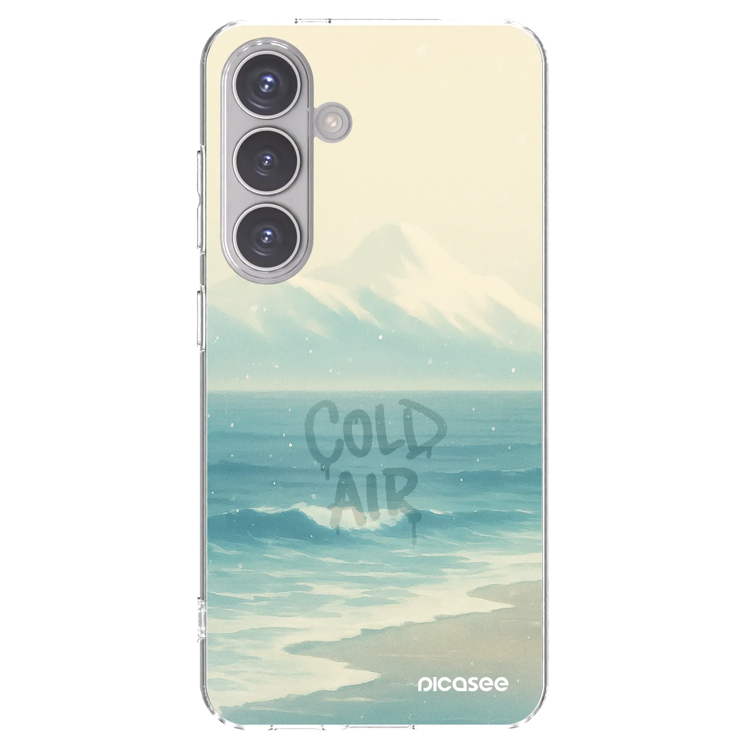 Picasee silikónový prehľadný obal pre Samsung Galaxy S24 S921B 5G - COLD AIR