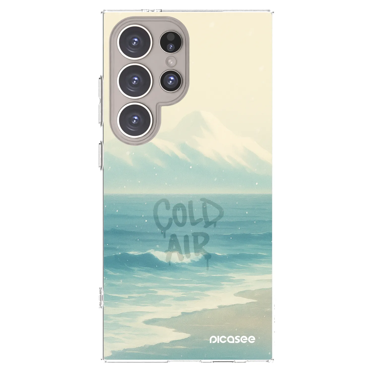 Picasee silikónový prehľadný obal pre Samsung Galaxy S24 Ultra S928B 5G - COLD AIR