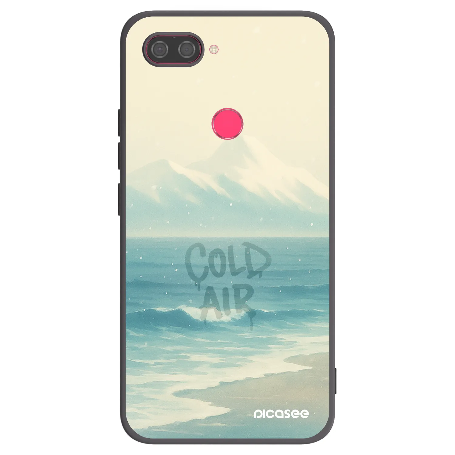 Picasee silikónový čierny obal pre Xiaomi Mi 8 Lite - COLD AIR