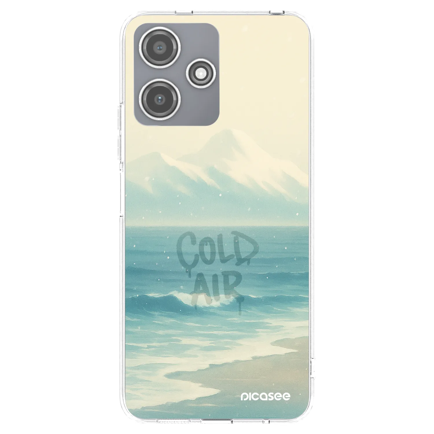 Picasee silikónový prehľadný obal pre Xiaomi Redmi 12 5G - COLD AIR