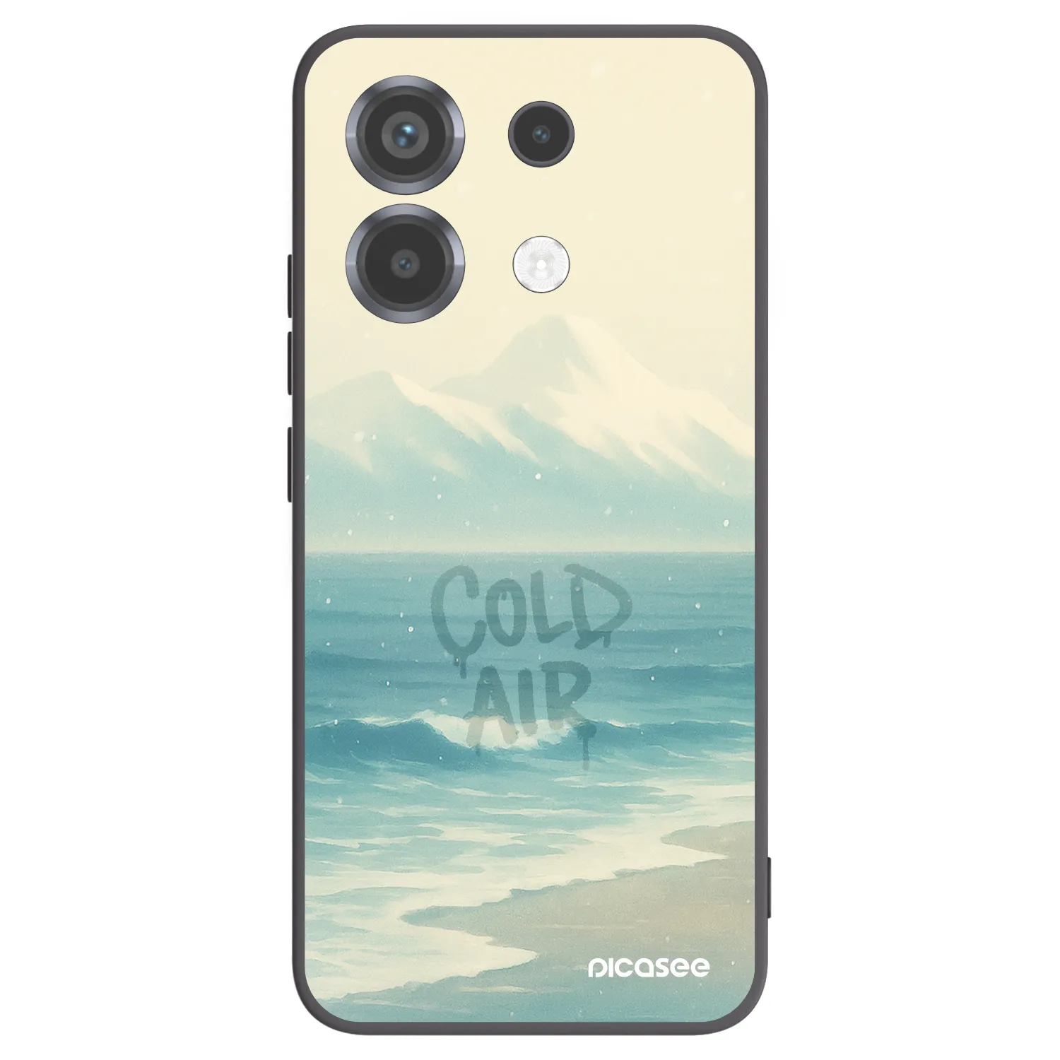 Picasee silikónový čierny obal pre Xiaomi Poco X6 - COLD AIR