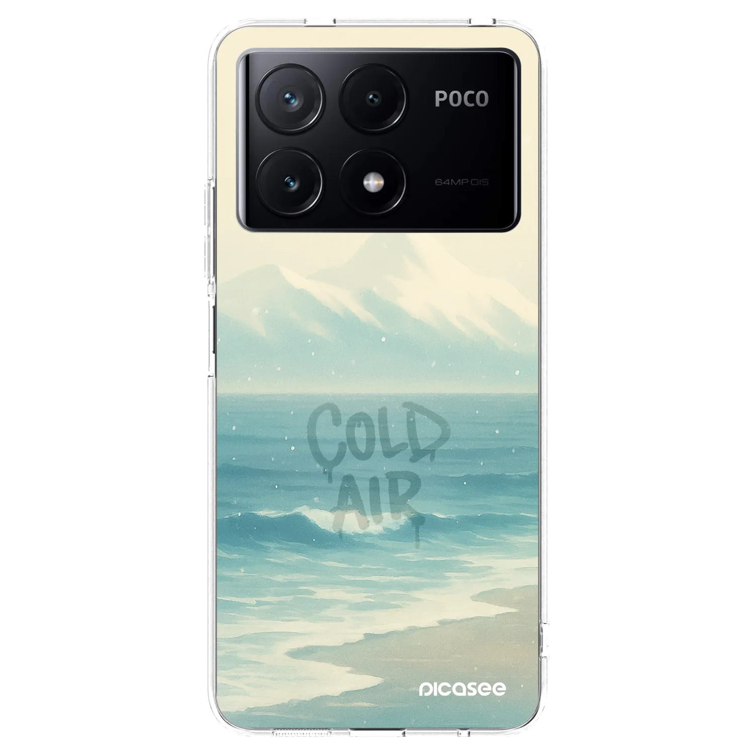 Picasee silikónový prehľadný obal pre Xiaomi Poco X6 Pro - COLD AIR