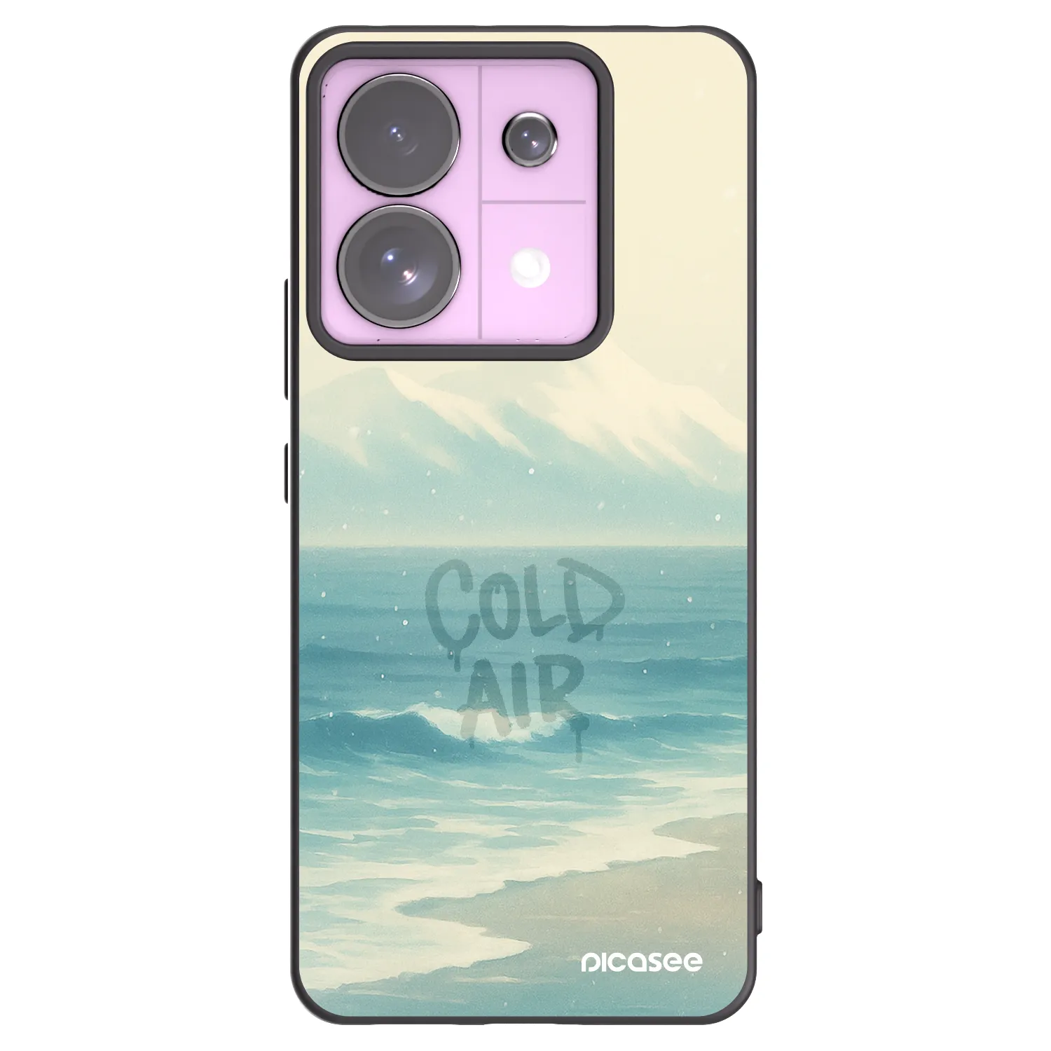 Picasee silikónový čierny obal pre Xiaomi Redmi Note 13 Pro 5G - COLD AIR