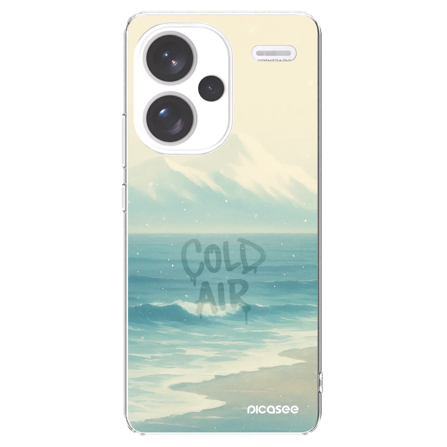 Picasee silikónový prehľadný obal pre Xiaomi Redmi Note 13 Pro+ 5G - COLD AIR