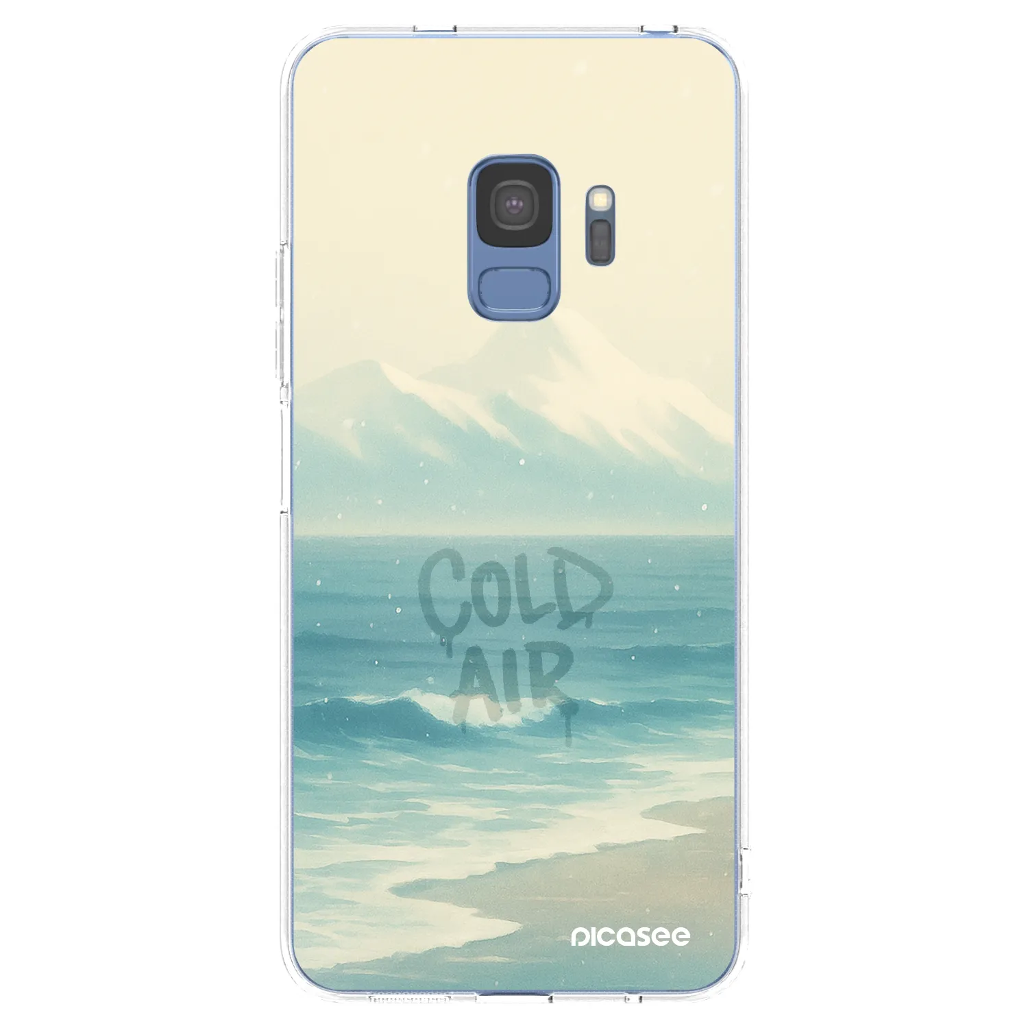 Picasee silikónový prehľadný obal pre Samsung Galaxy S9 G960F - COLD AIR