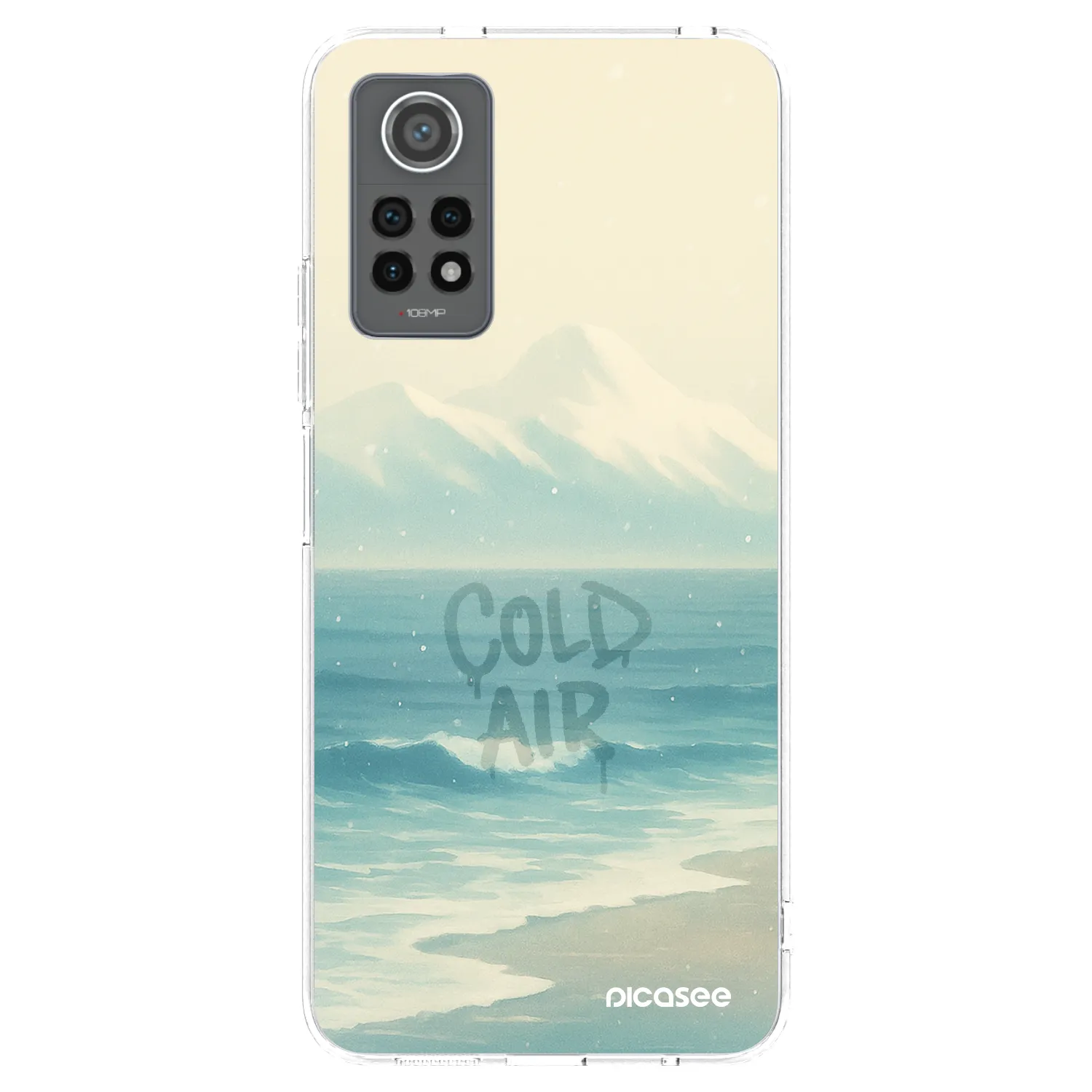 Picasee silikónový prehľadný obal pre Xiaomi Redmi Note 12 Pro 4G - COLD AIR