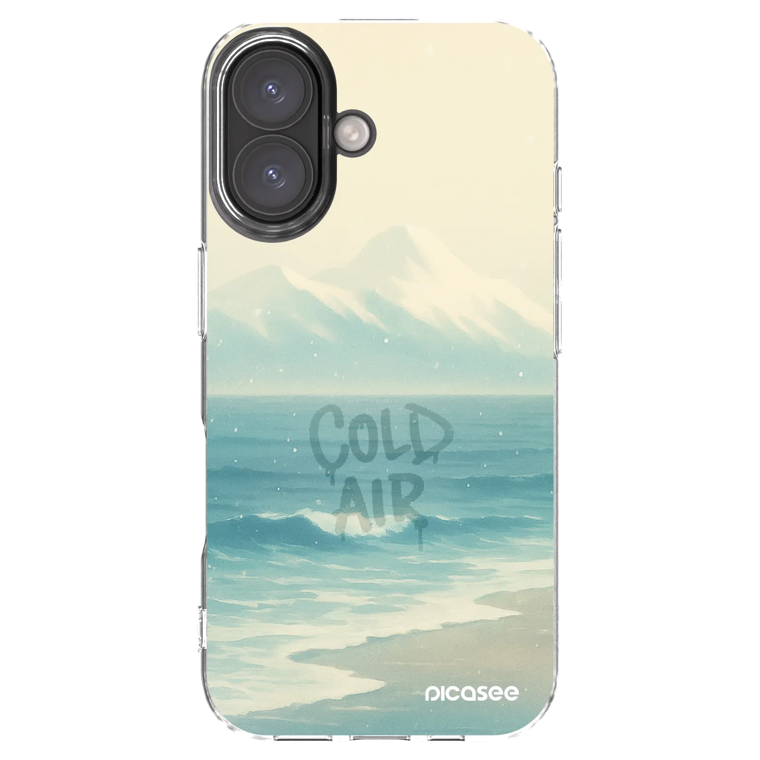 Picasee silikónový prehľadný obal pre Apple iPhone 16 - COLD AIR