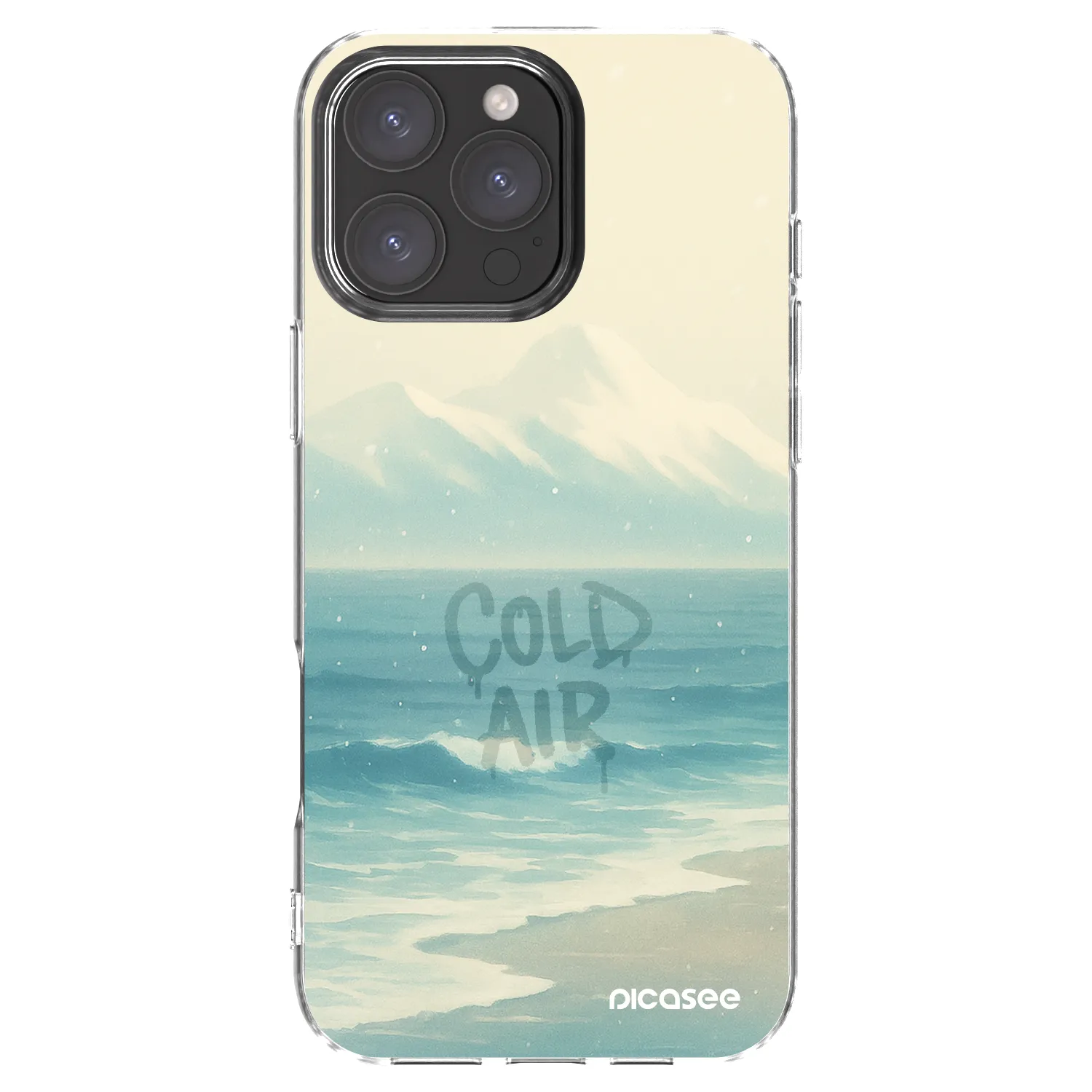Silikónový prehľadný obal pre Apple iPhone 16 Pro Max - COLD AIR