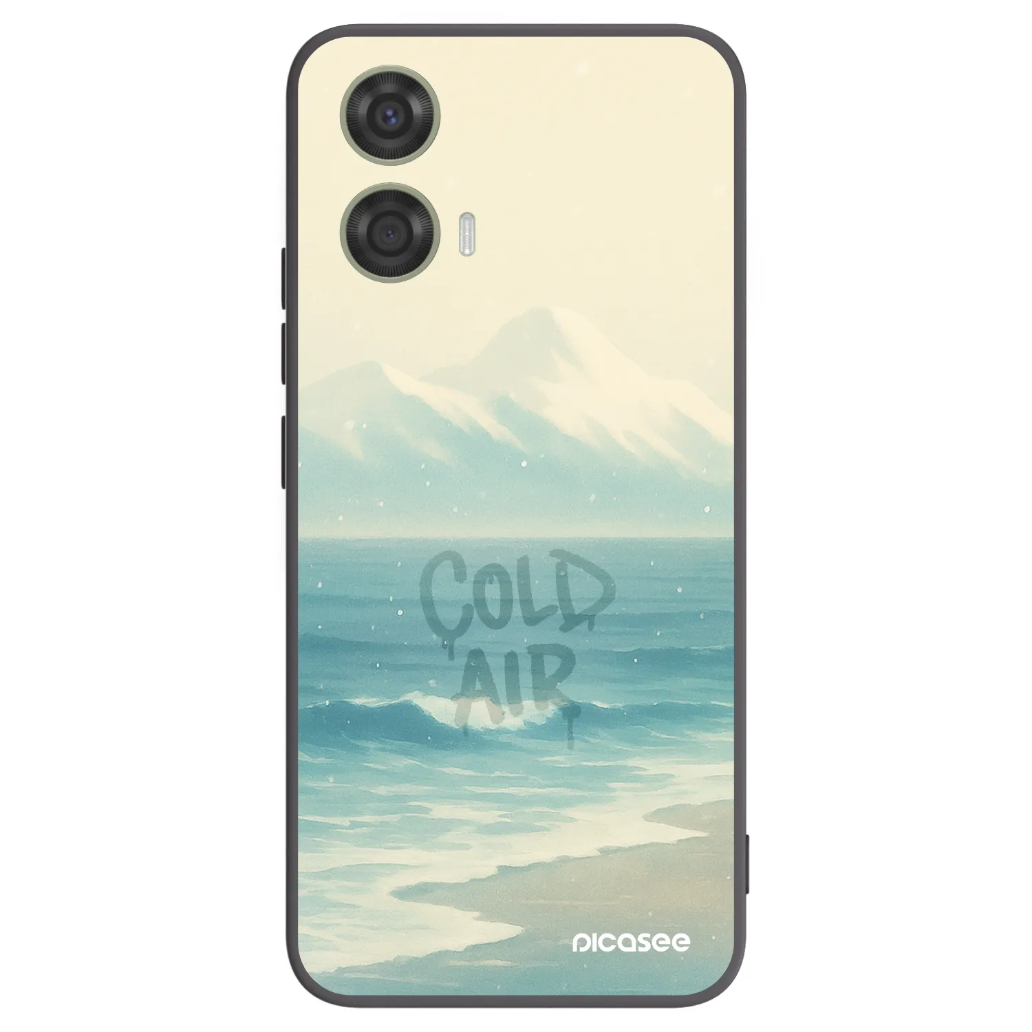 Picasee silikónový čierny obal pre Motorola Moto G24 - COLD AIR