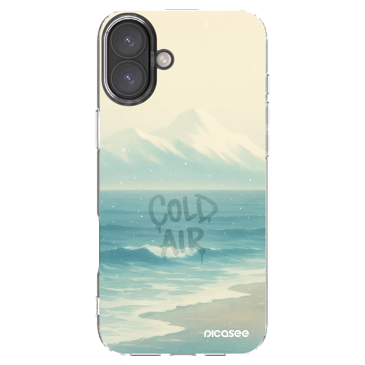 Picasee silikónový prehľadný obal pre Apple iPhone 16 Plus - COLD AIR