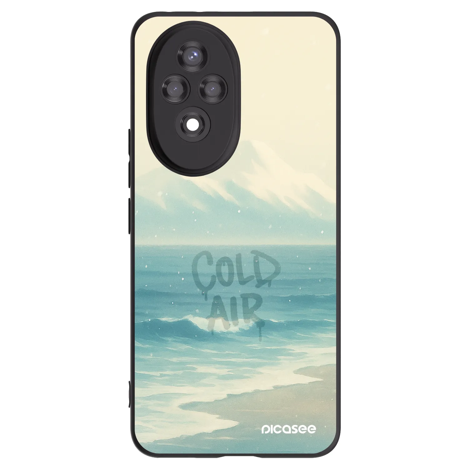 Picasee silikónový čierny obal pre Honor 200 Pro 5G - COLD AIR