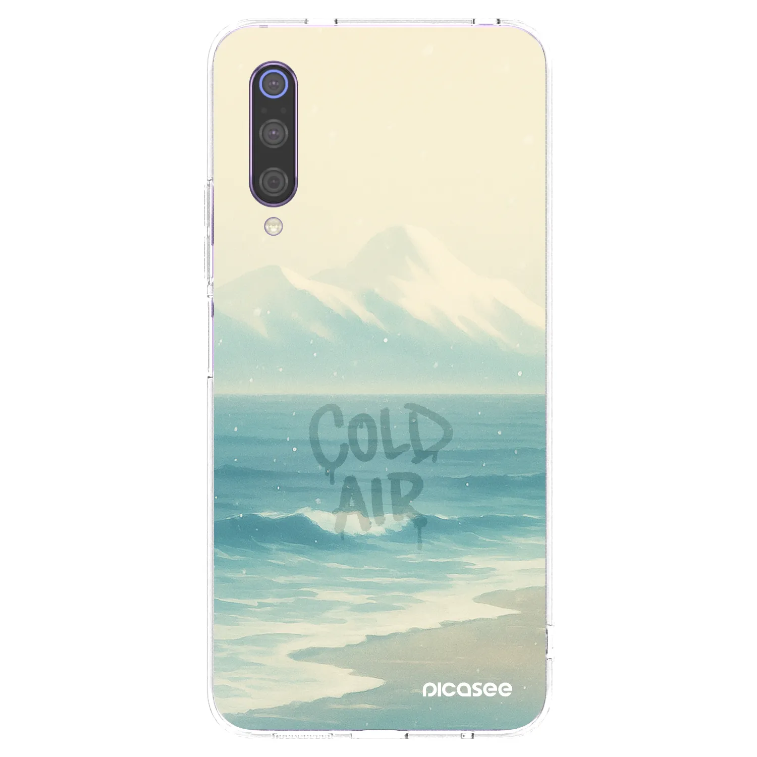 Picasee silikónový prehľadný obal pre Xiaomi Mi 9 - COLD AIR