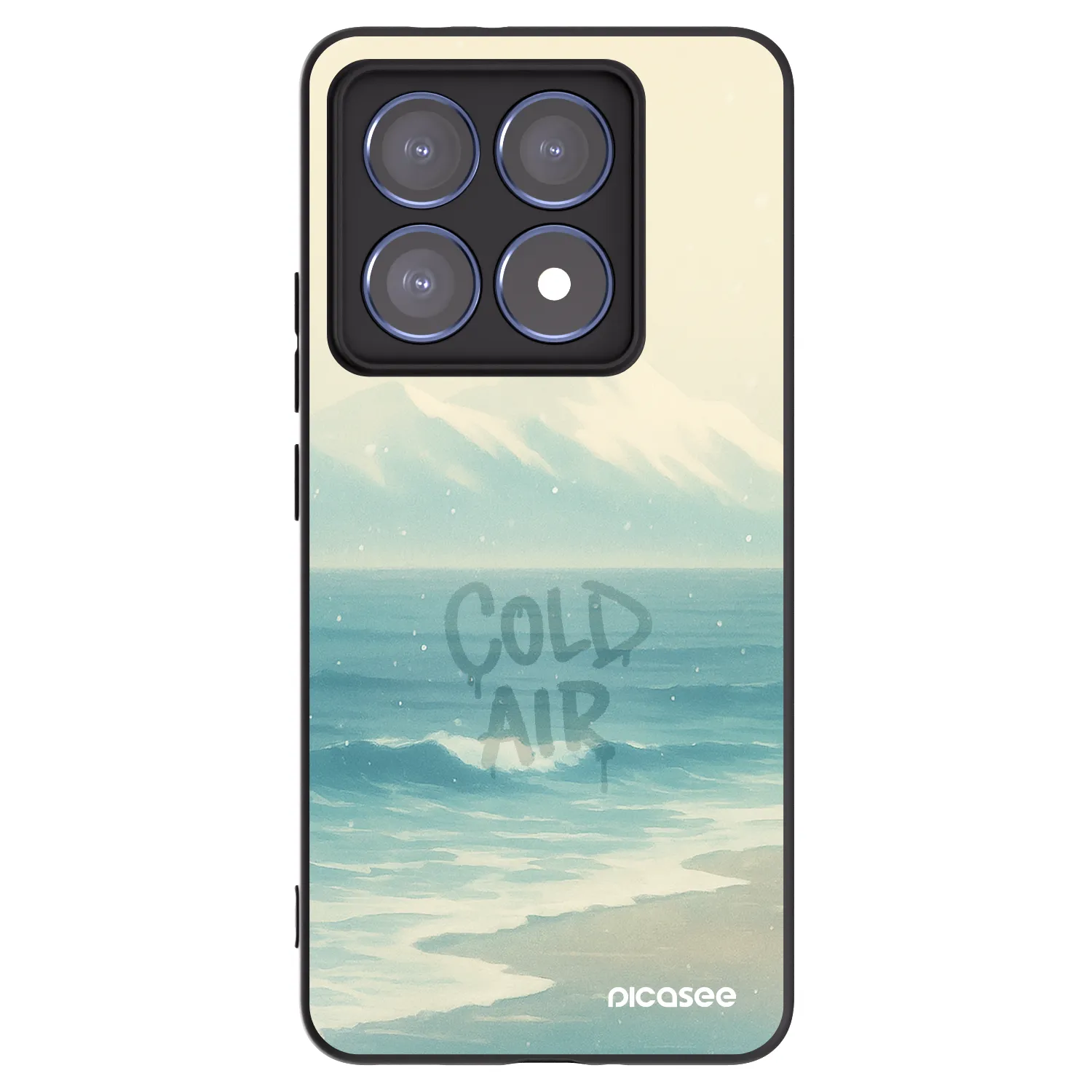 Picasee silikónový čierny obal pre Xiaomi 14T Pro - COLD AIR