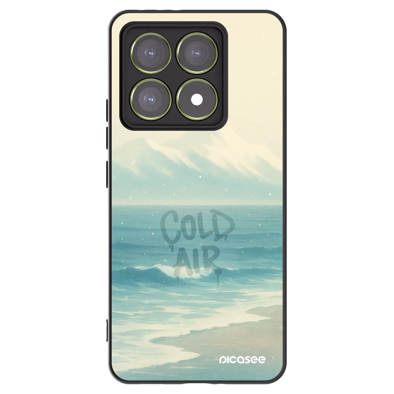 Picasee silikónový čierny obal pre Xiaomi 14T - COLD AIR