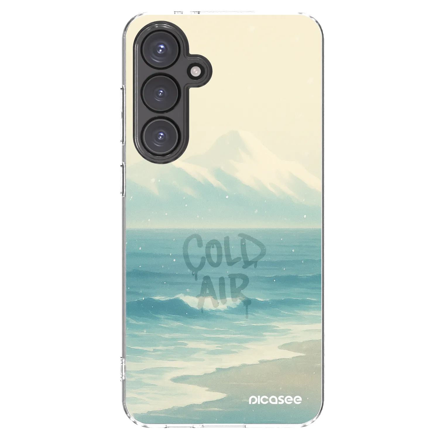 Picasee silikónový prehľadný obal pre Samsung Galaxy S24 FE S721B - COLD AIR