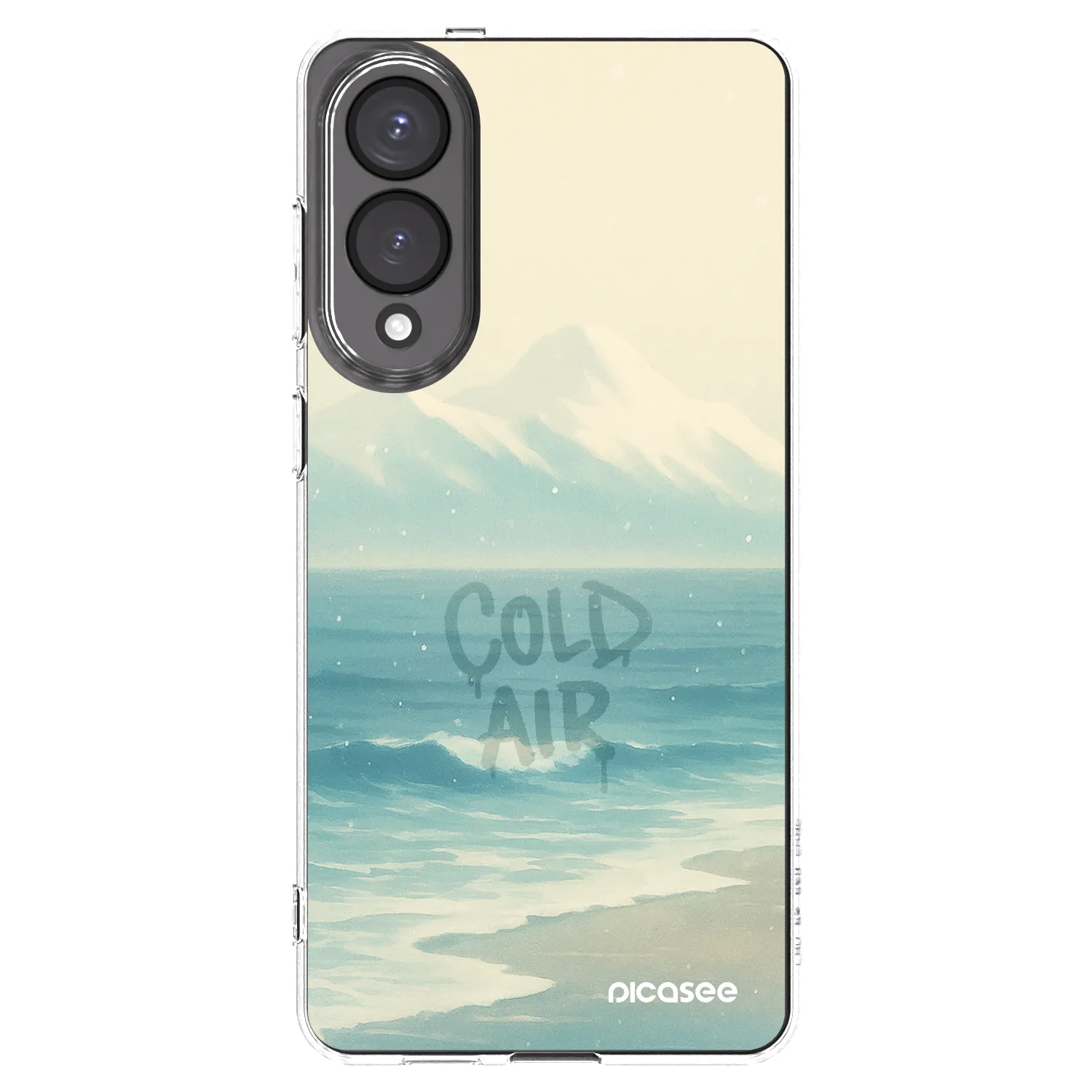 Silikónový prehľadný obal pre Samsung Galaxy S25 Edge 5G - COLD AIR