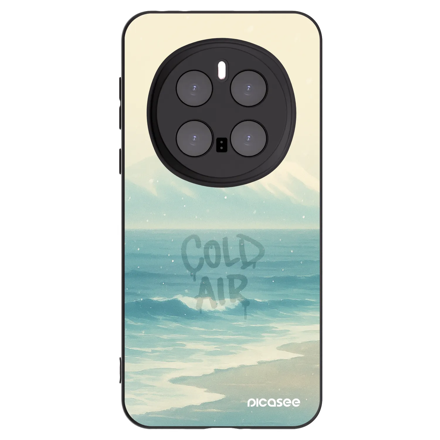 Picasee silikónový čierny obal pre Honor Magic7 Pro 5G - COLD AIR