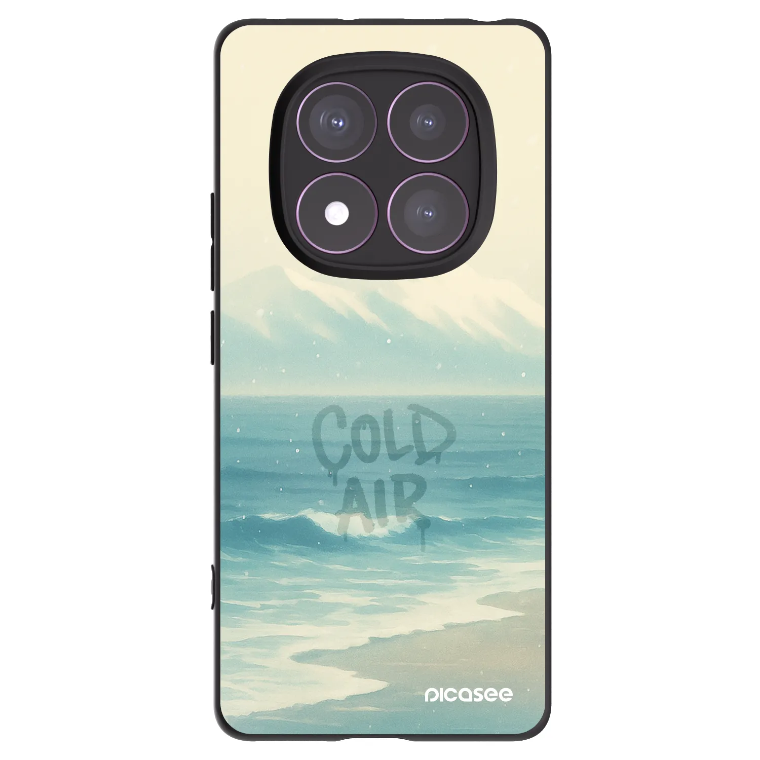 Silikónový čierny obal pre Xiaomi Redmi Note 14 Pro 4G - COLD AIR