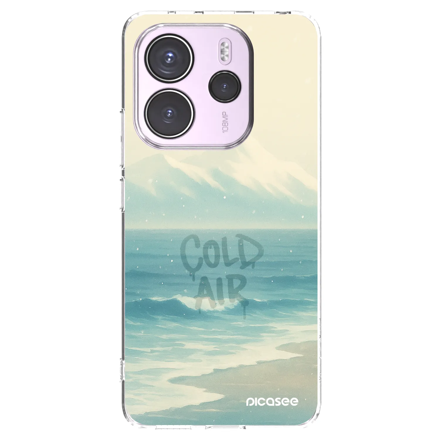 Picasee silikónový prehľadný obal pre Xiaomi Redmi Note 14 4G - COLD AIR