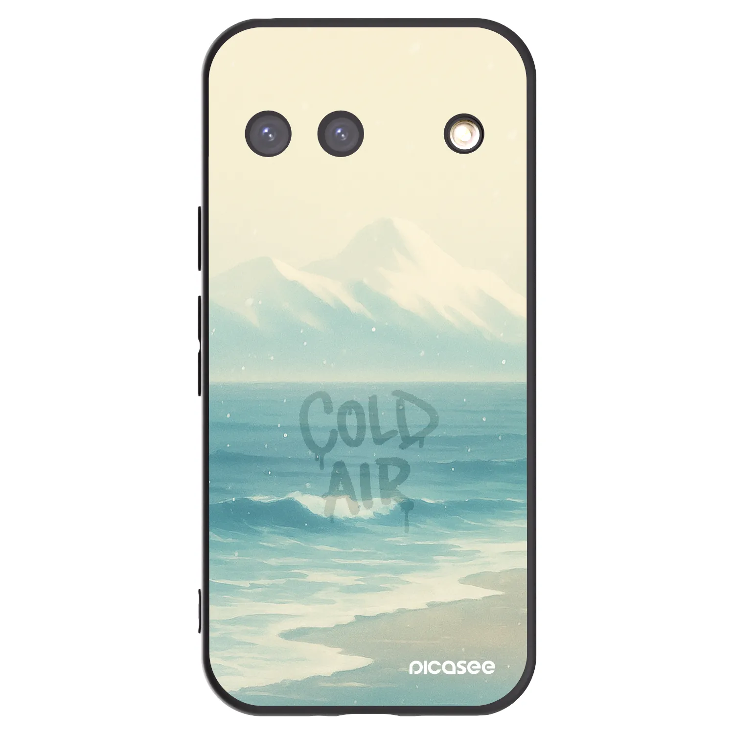 Picasee silikónový čierny obal pre Google Pixel 9 - COLD AIR