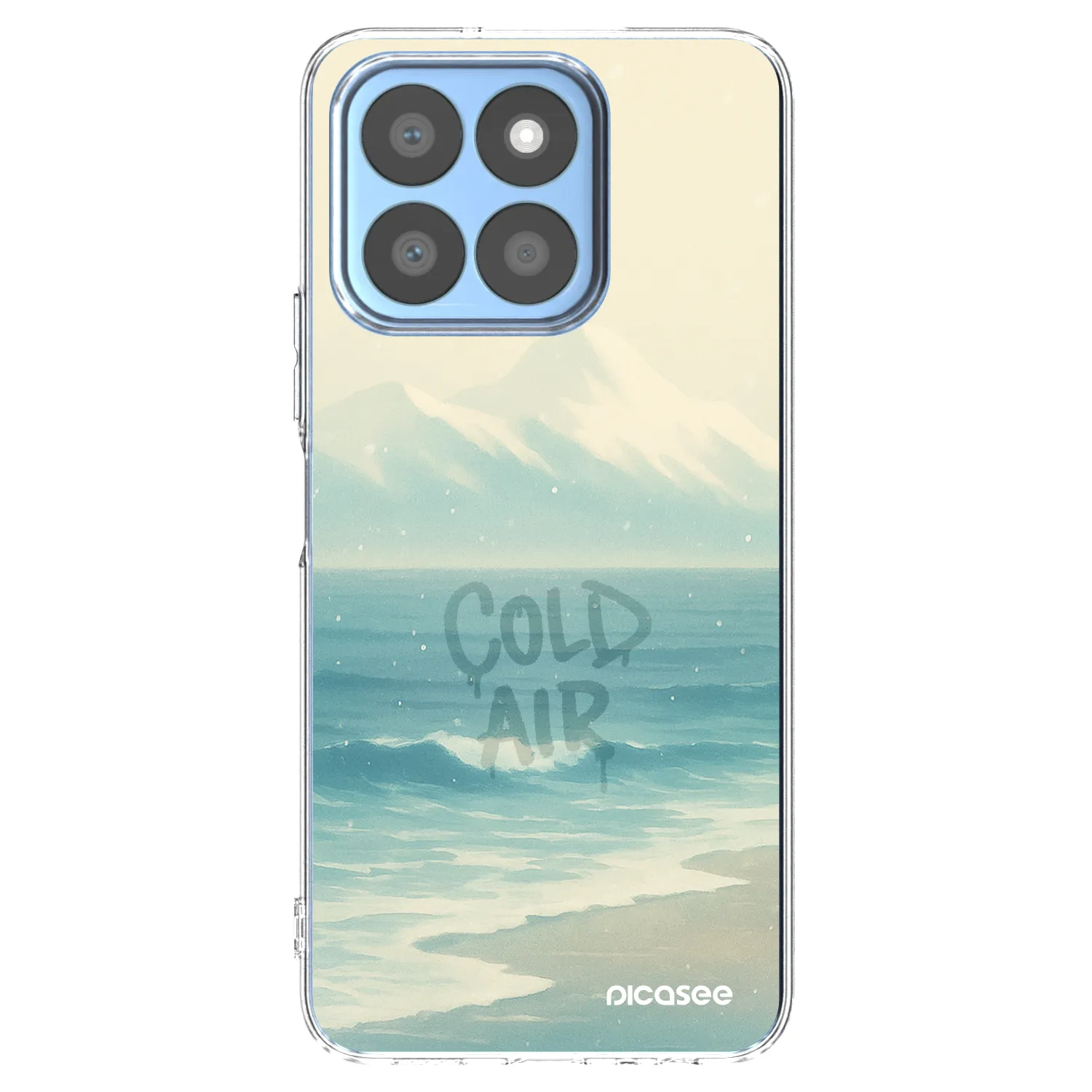 Picasee silikónový prehľadný obal pre Honor X8c - COLD AIR