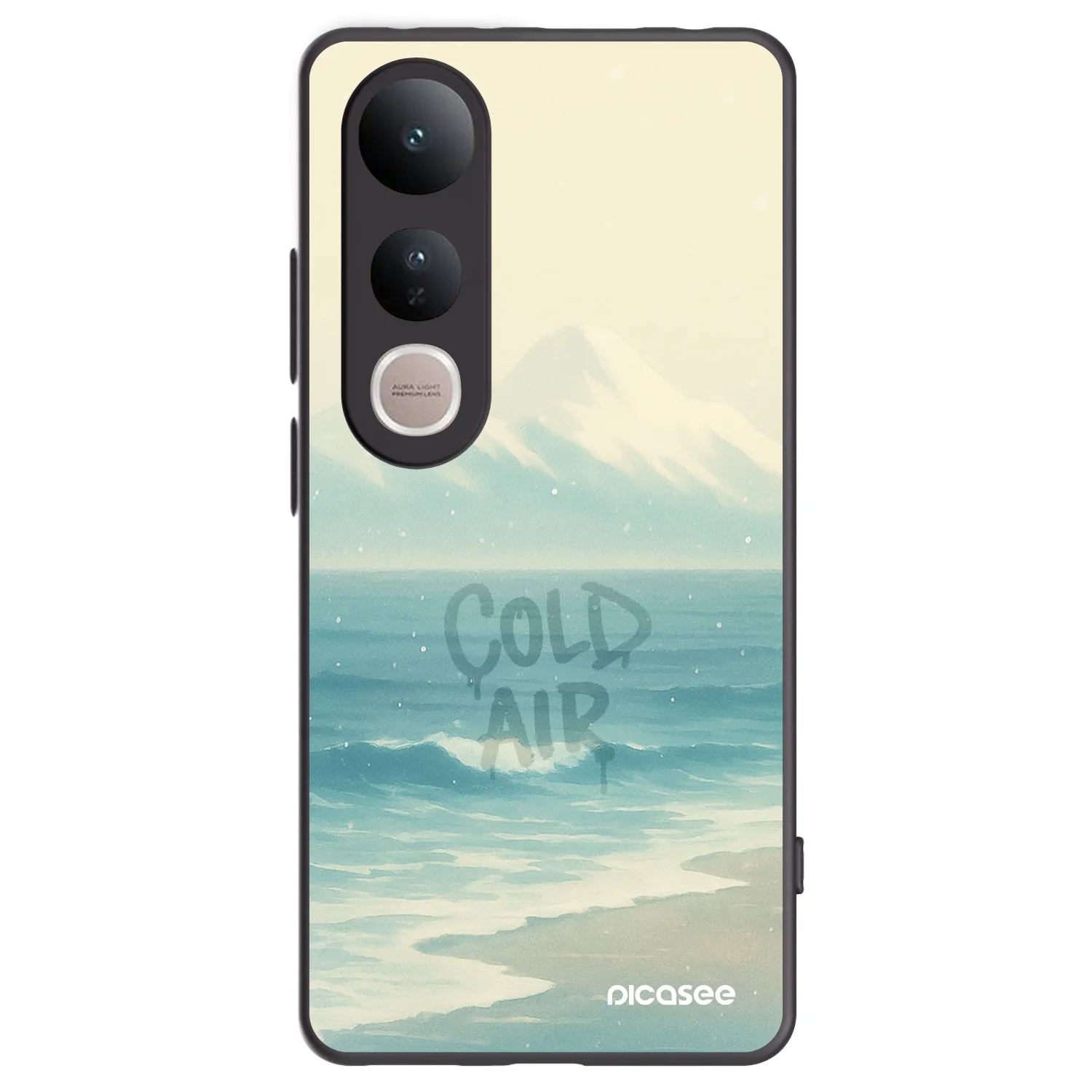 Picasee silikónový čierny obal pre Vivo V50 Lite 5G - COLD AIR