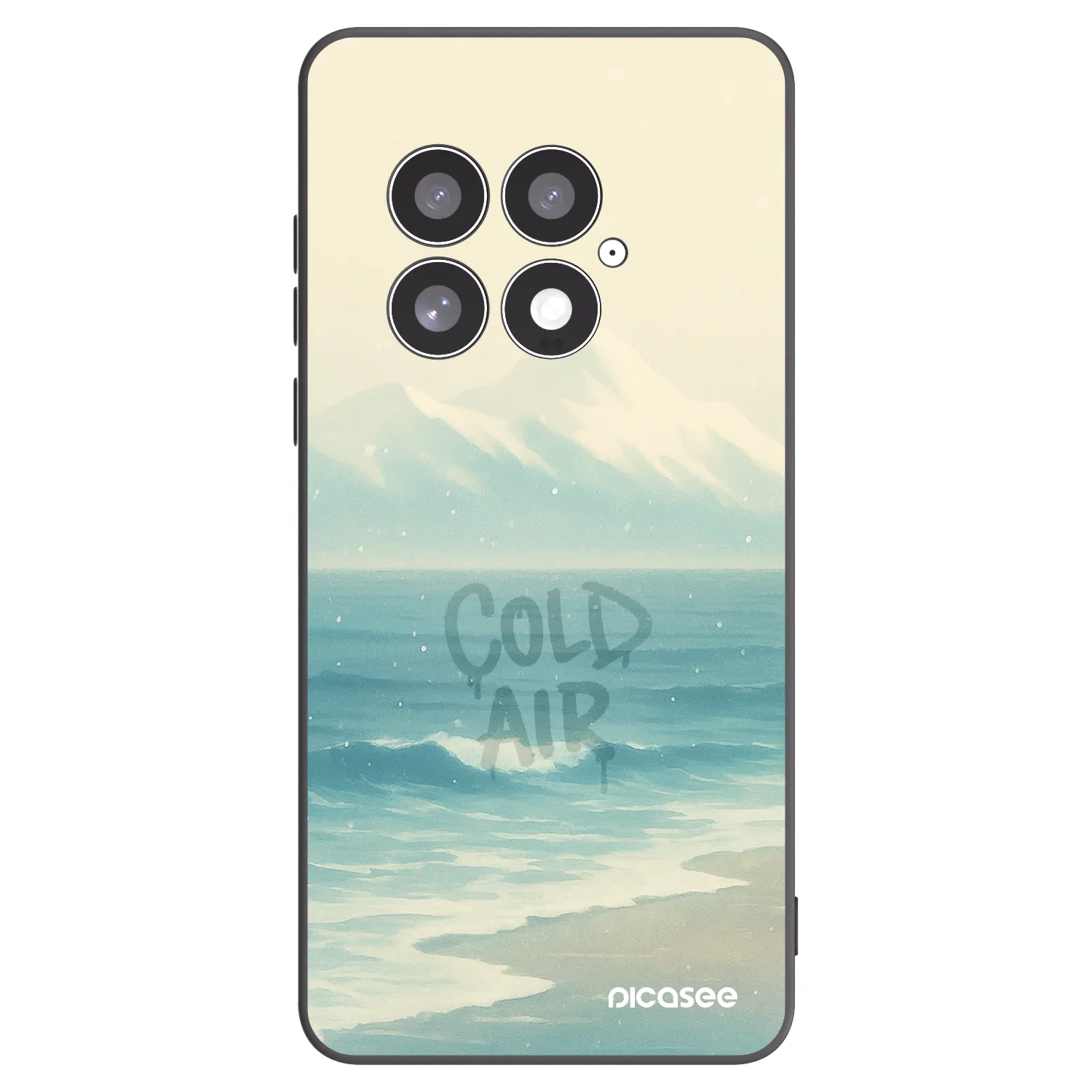 Picasee silikónový čierny obal pre OnePlus 13 5G - COLD AIR