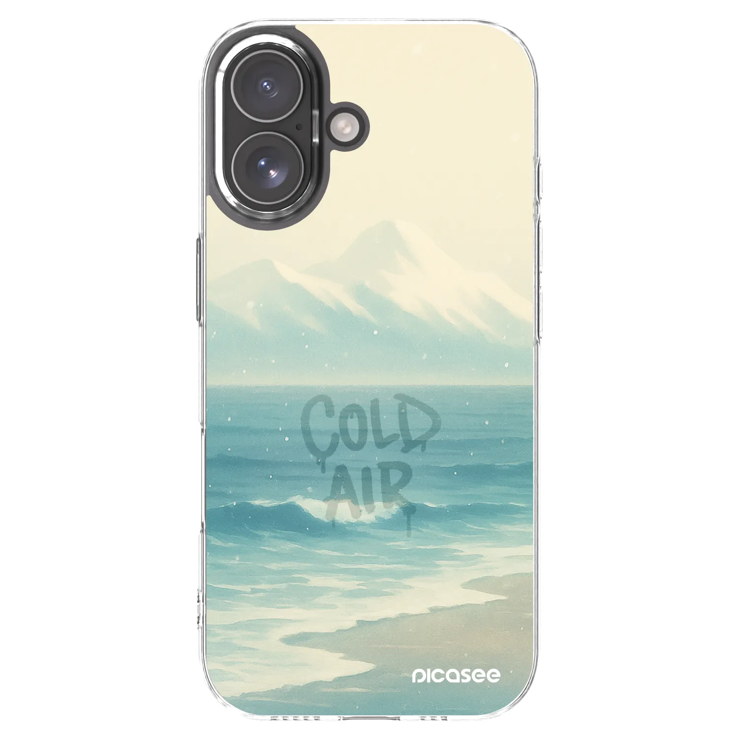 Picasee silikónový prehľadný obal pre Apple iPhone 17 - COLD AIR