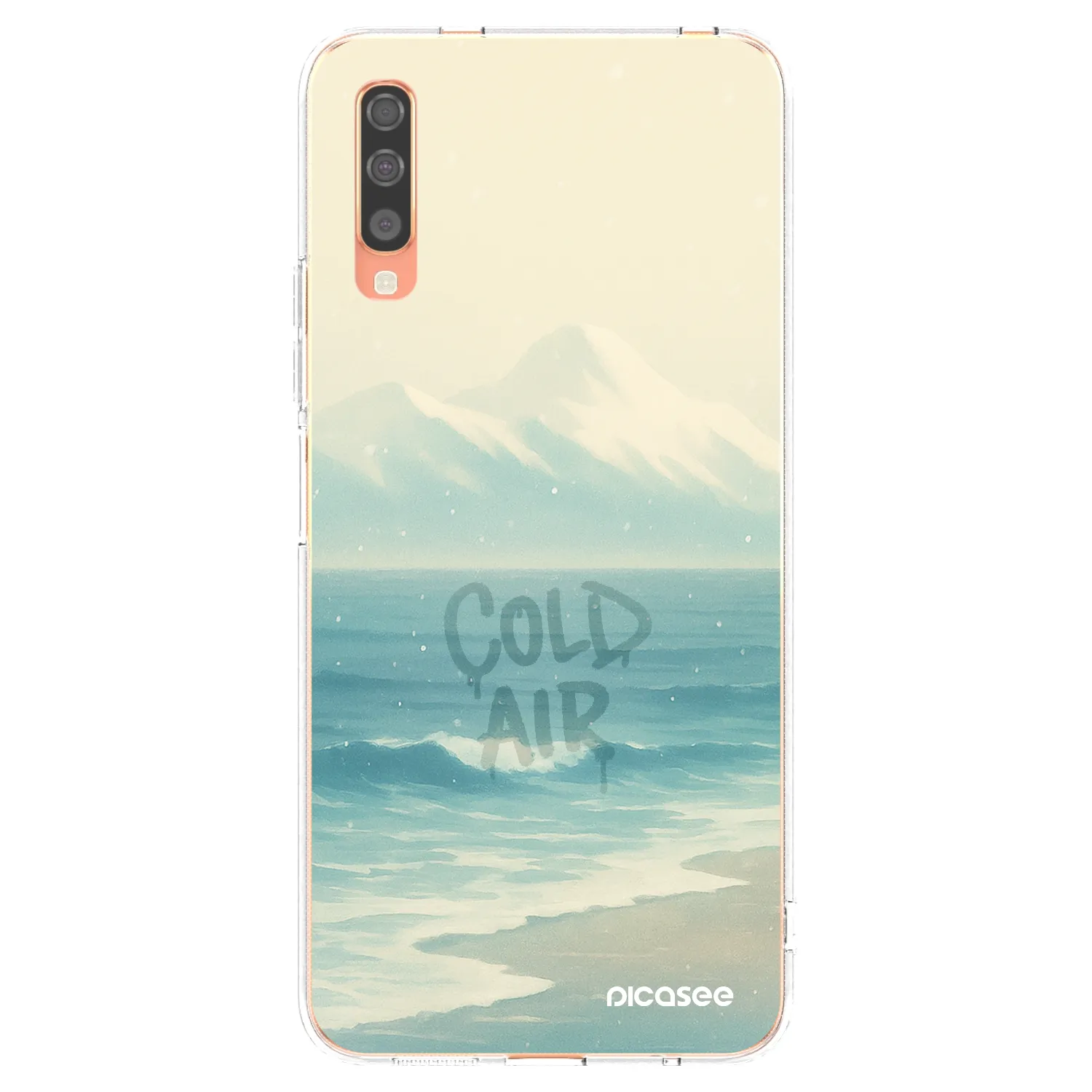 Picasee silikónový prehľadný obal pre Samsung Galaxy A70 A705F - COLD AIR