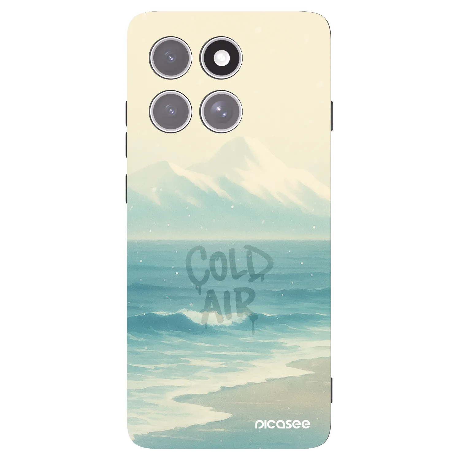 Picasee silikónový čierny obal pre Motorola Edge 60 Pro - COLD AIR