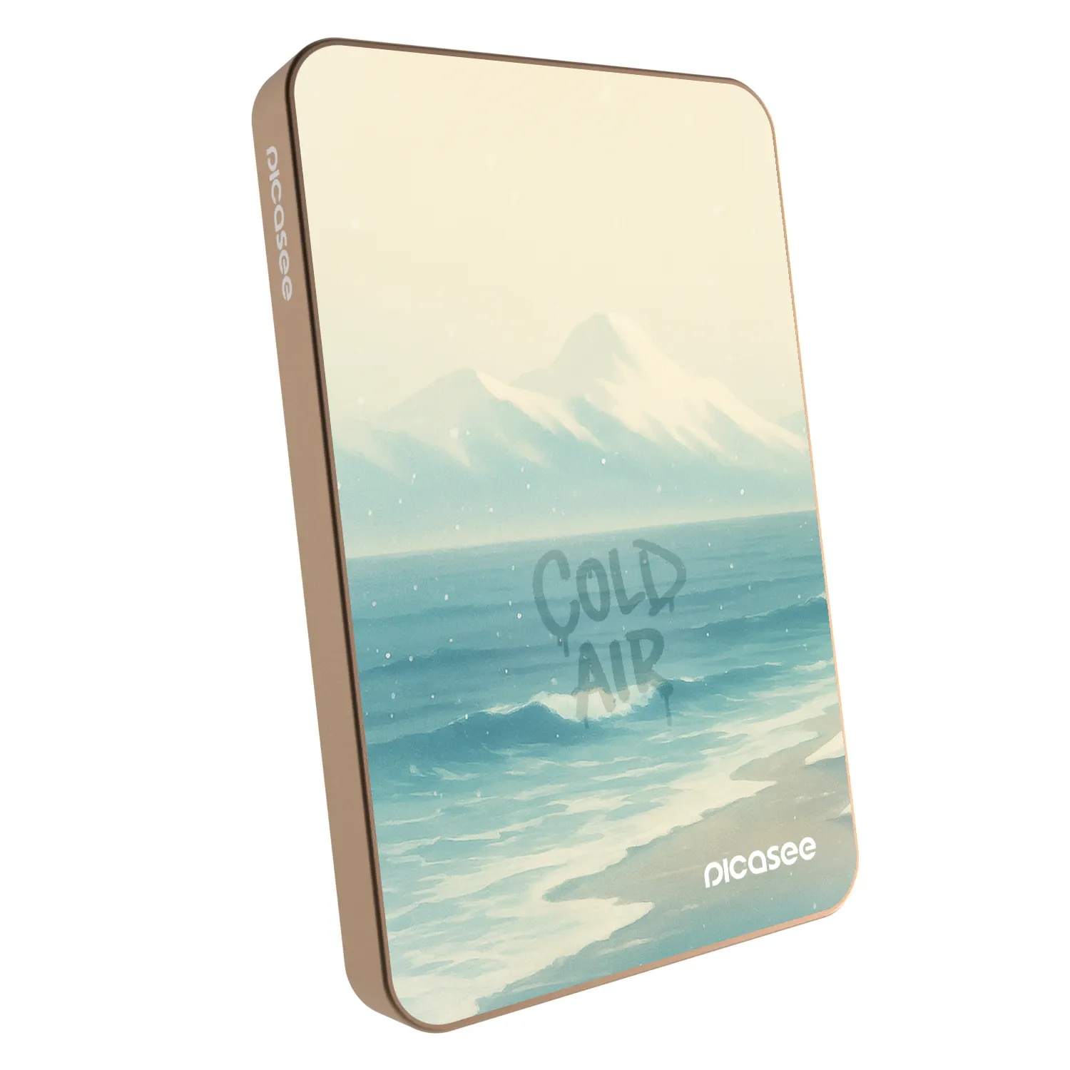 Picasee Powerbanka s MagSafe 5 000 mAh Zlatá - COLD AIR