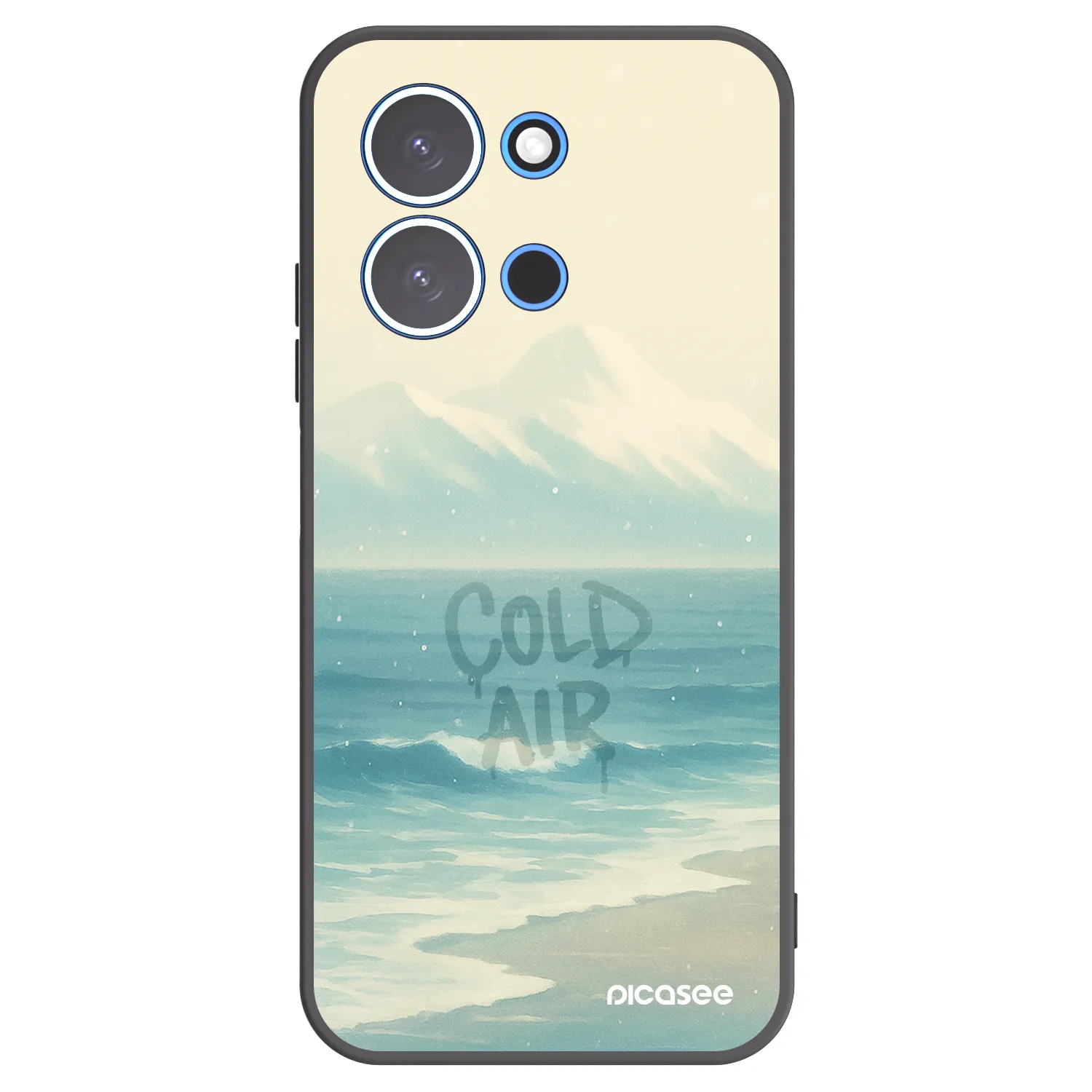 Picasee silikónový čierny obal pre Xiaomi Redmi 15C 4G - COLD AIR