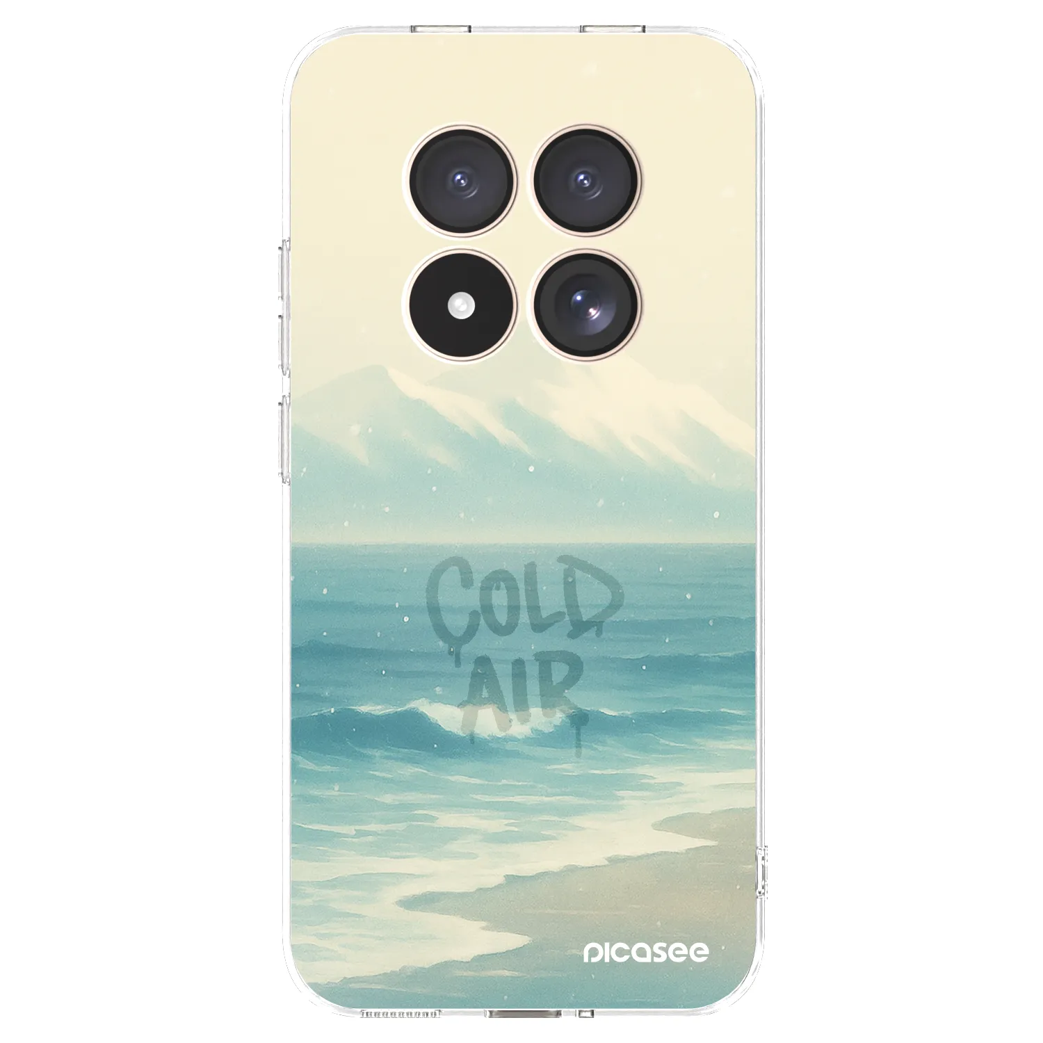 Picasee silikónový prehľadný obal pre Xiaomi Redmi Note 15 Pro 4G - COLD AIR