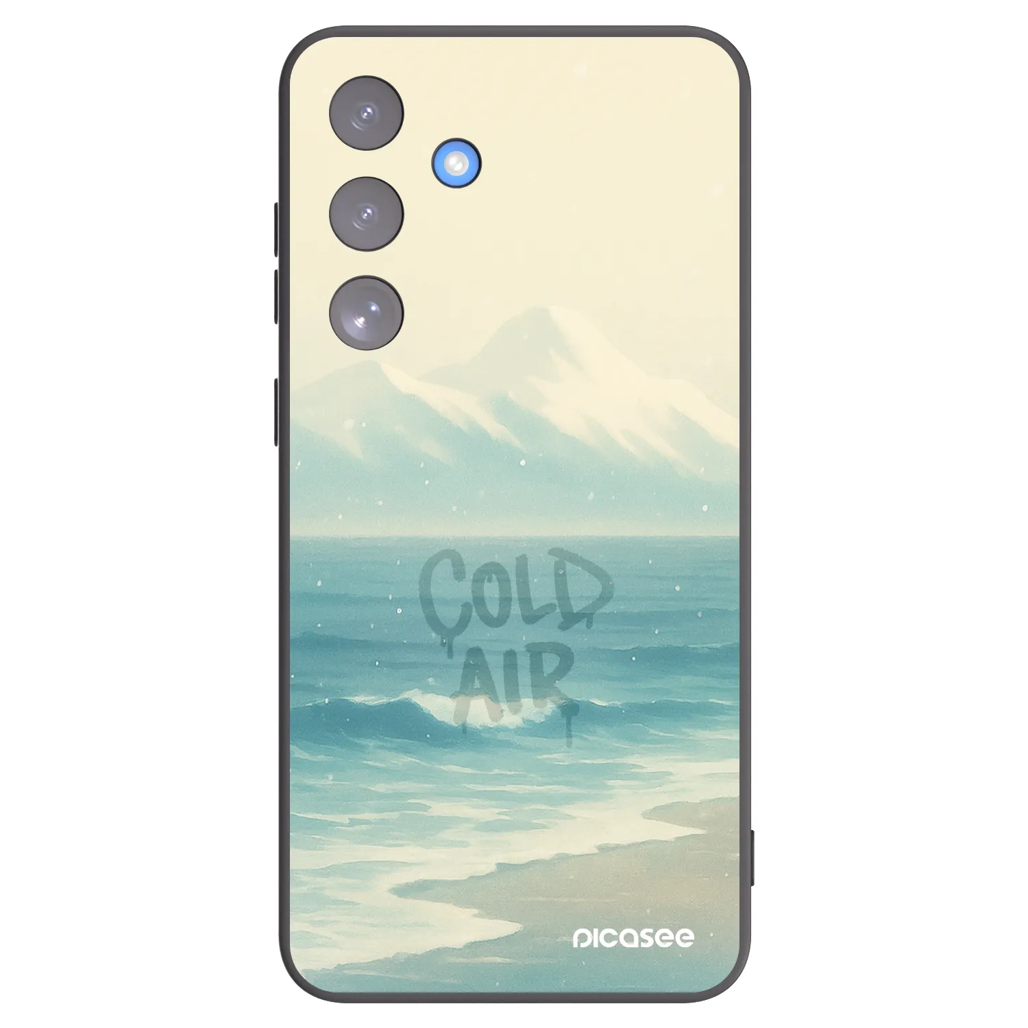 Picasee silikónový čierny obal pre Samsung Galaxy S25 FE 5G - COLD AIR