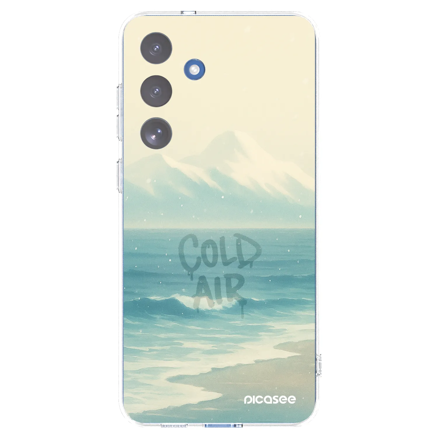 Picasee silikónový prehľadný obal pre Samsung Galaxy S25 FE 5G - COLD AIR