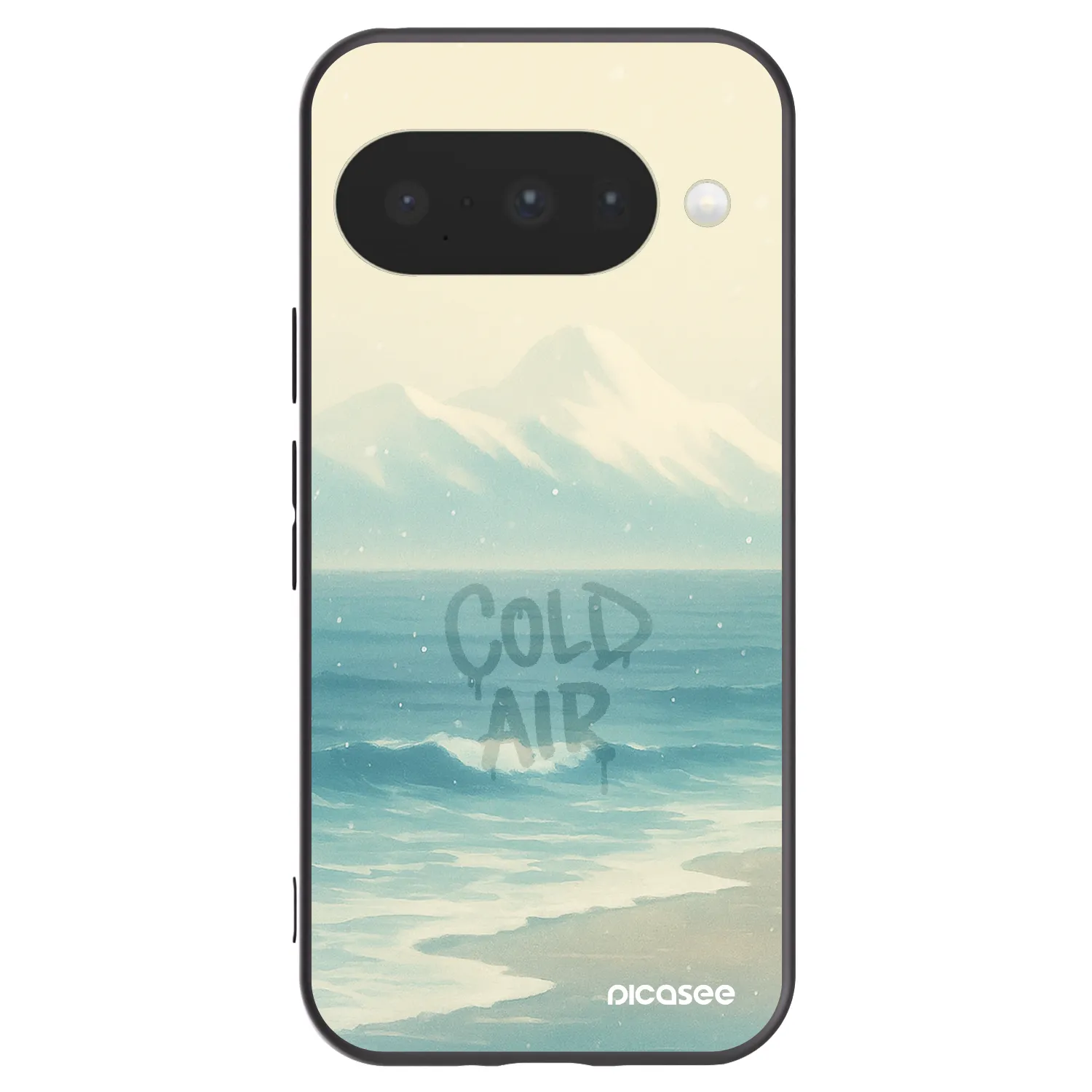 Picasee silikónový čierny obal pre Google Pixel 10 - COLD AIR