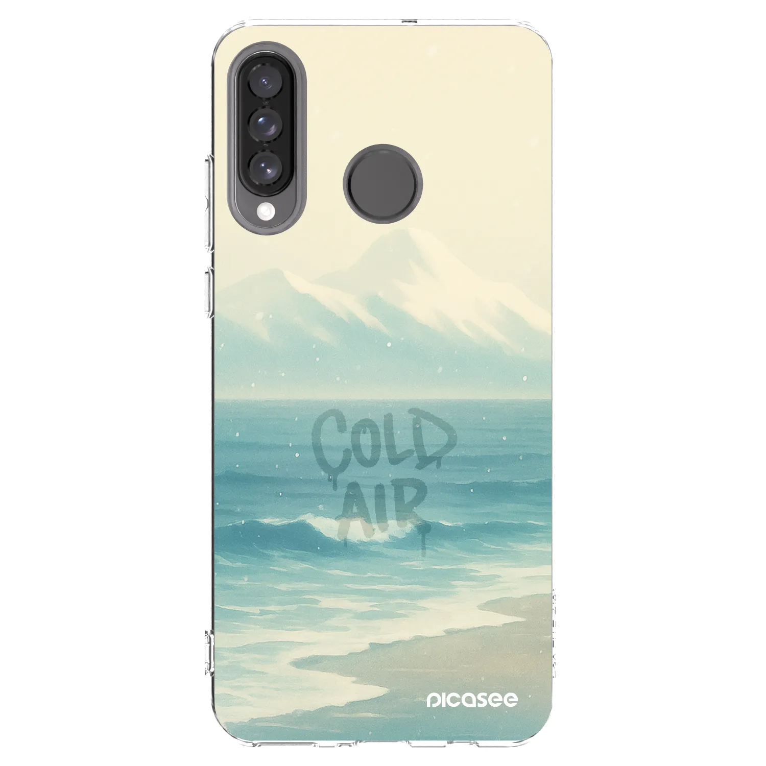Picasee silikónový prehľadný obal pre Huawei P30 Lite - COLD AIR