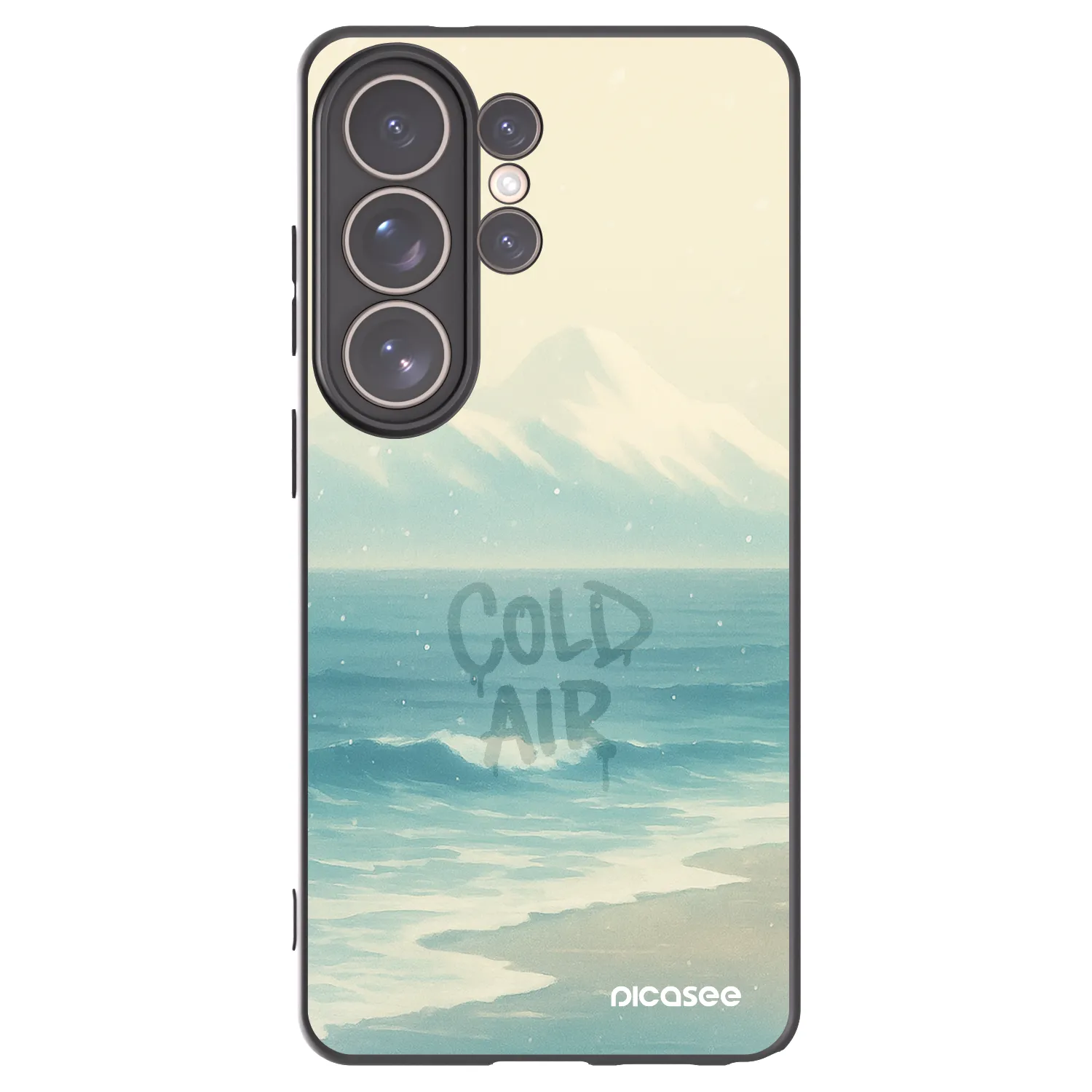Picasee silikónový čierny obal pre Samsung Galaxy S26 Ultra - COLD AIR
