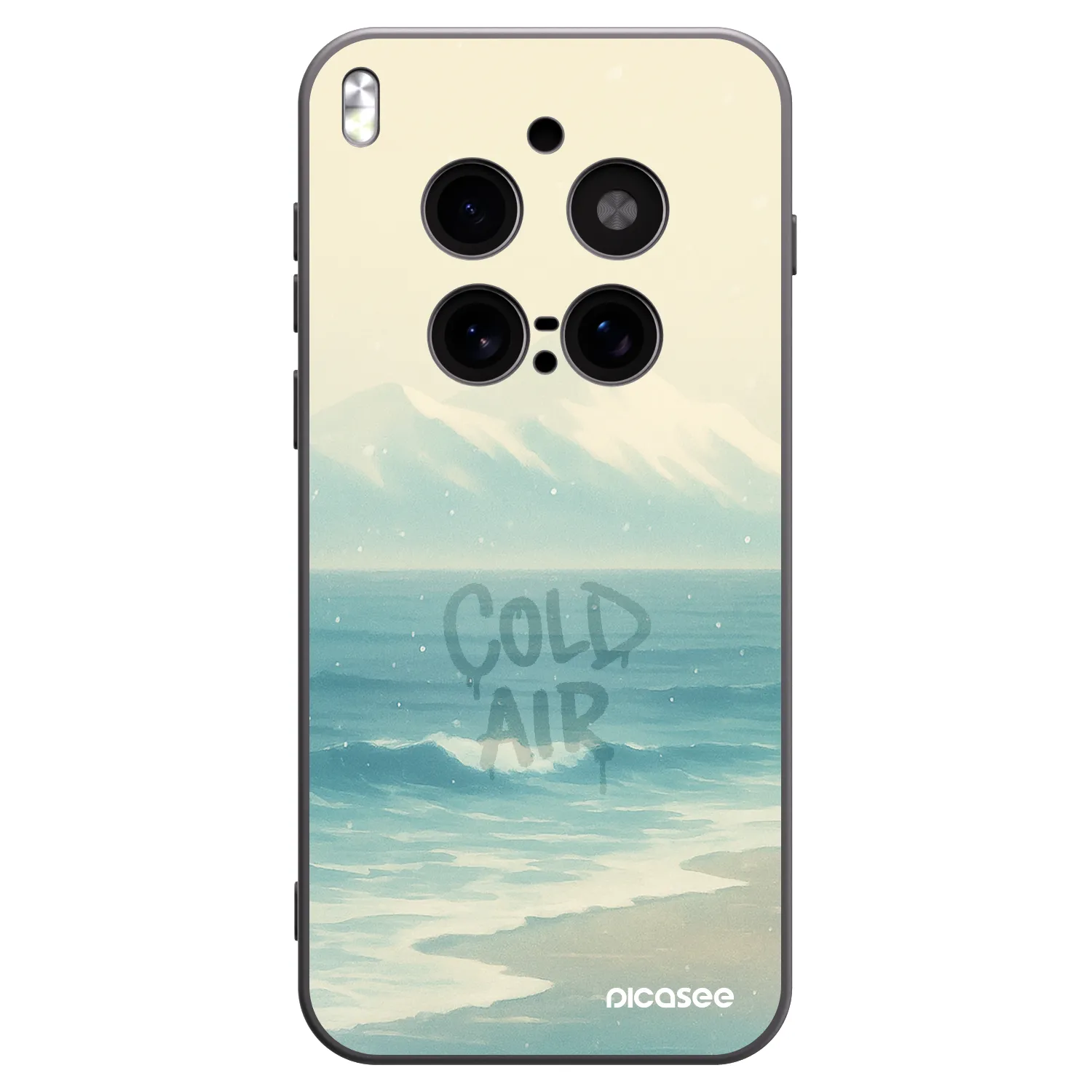 Picasee silikónový čierny obal pre Vivo X300 Pro - COLD AIR