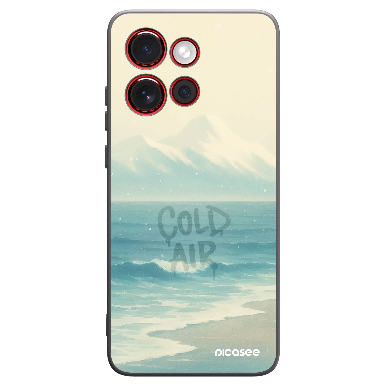 Picasee silikónový čierny obal pre Motorola Edge 60 Neo 5G - COLD AIR