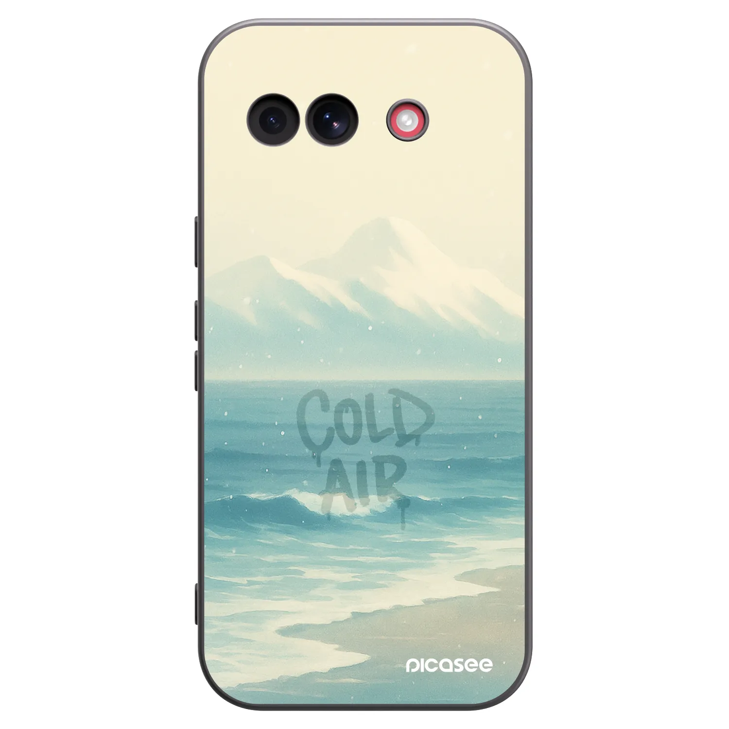 Picasee silikónový čierny obal pre Google Pixel 10a - COLD AIR