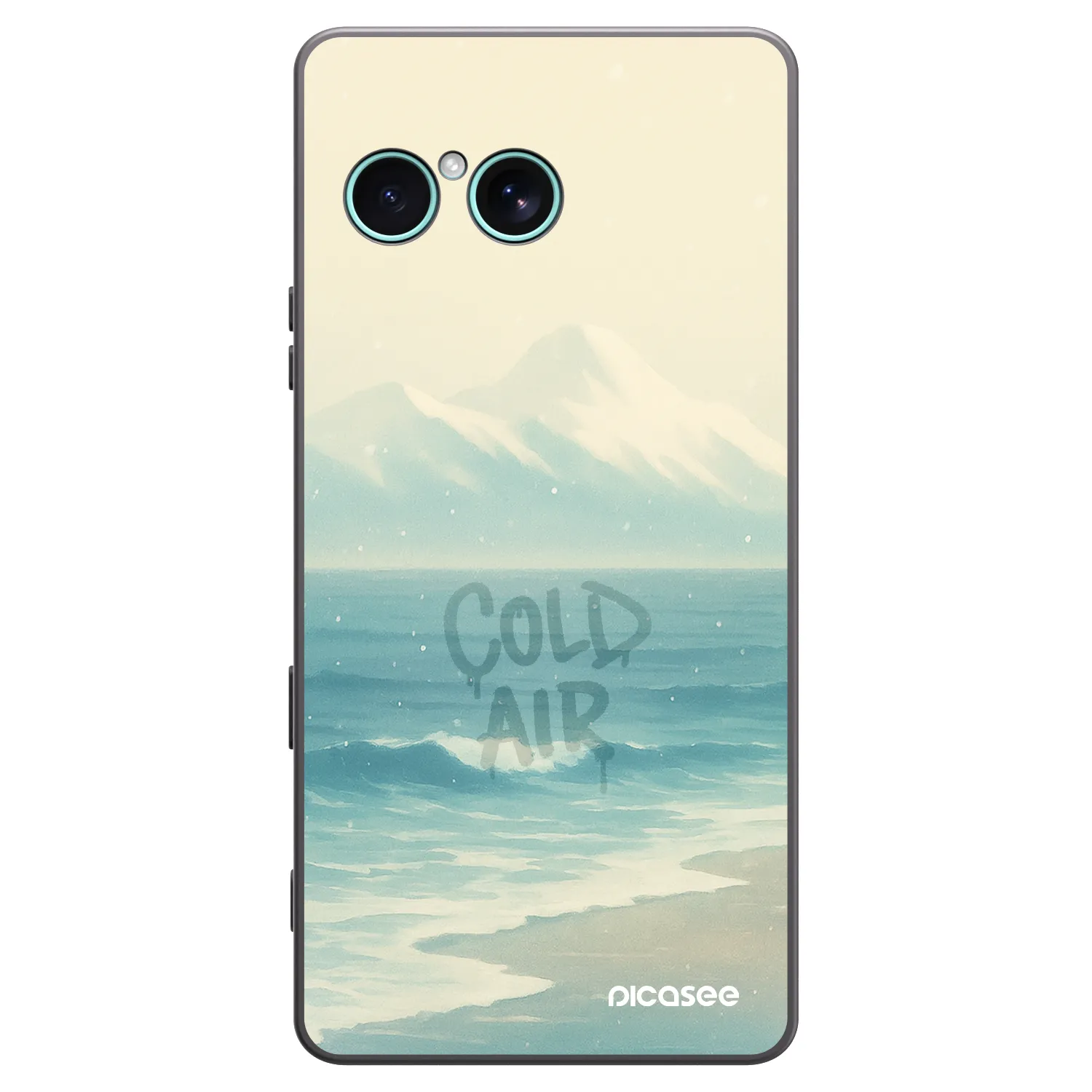 Picasee silikónový čierny obal pre Sony Xperia 10 VII - COLD AIR