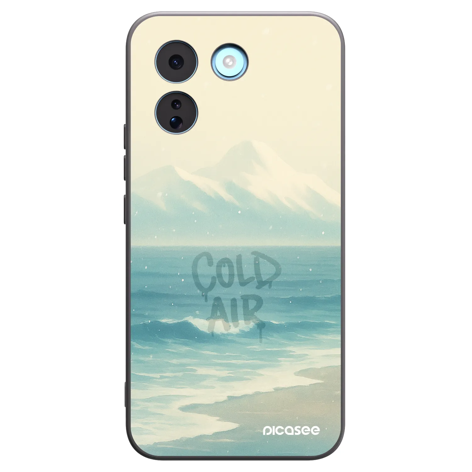 Picasee silikónový čierny obal pre Xiaomi Redmi Note 17 Pro MAX 5G - COLD AIR