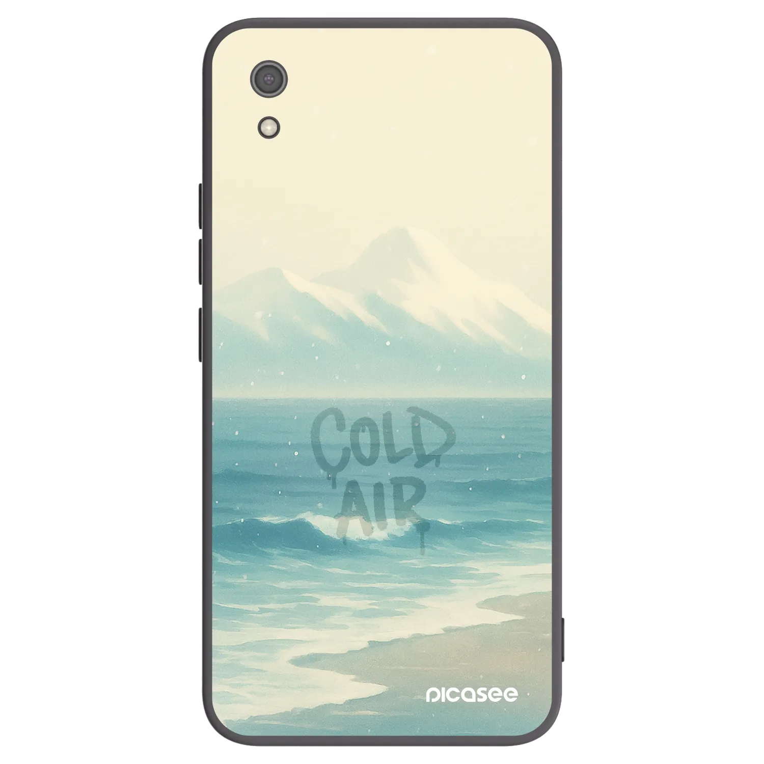 Picasee silikónový čierny obal pre Xiaomi Redmi 7A - COLD AIR