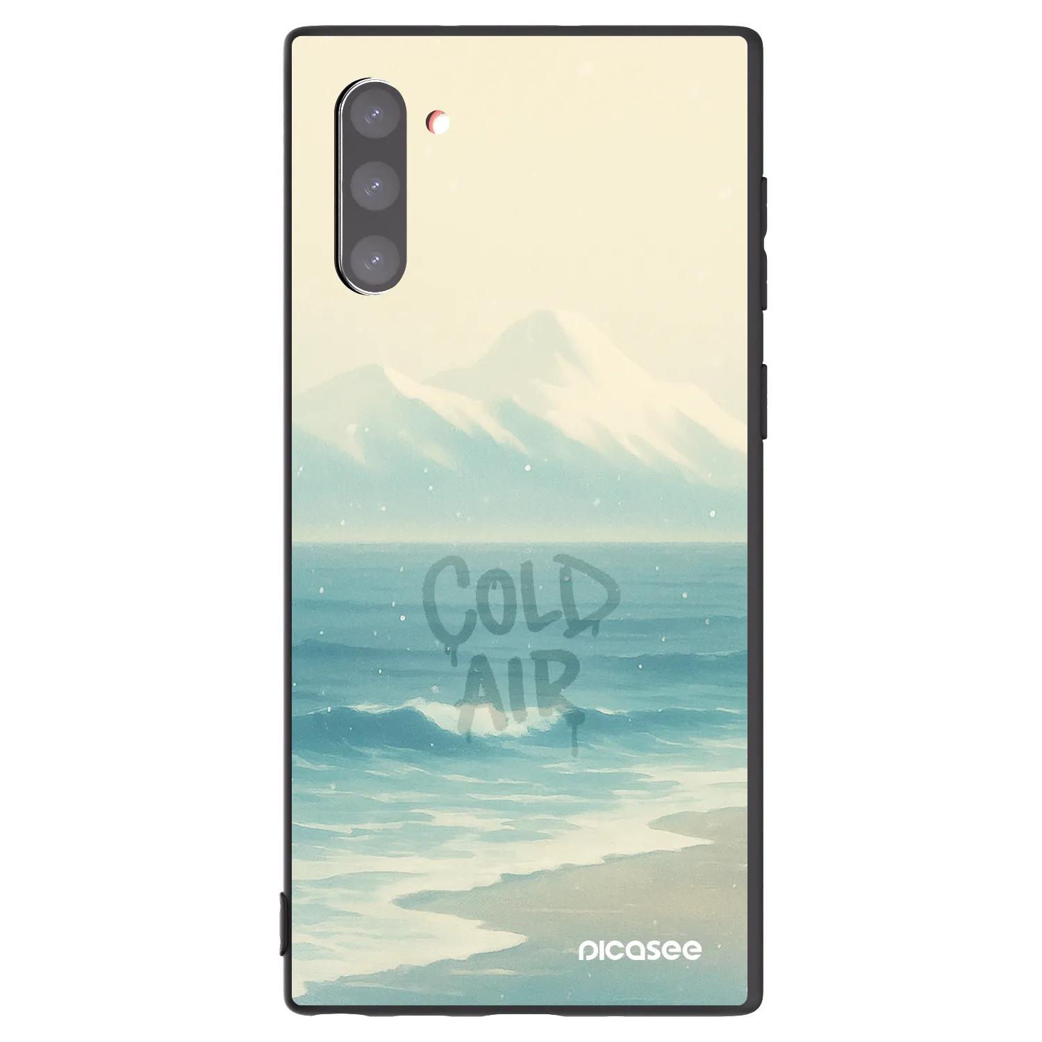 Picasee silikónový čierny obal pre Samsung Galaxy Note 10 N970F - COLD AIR